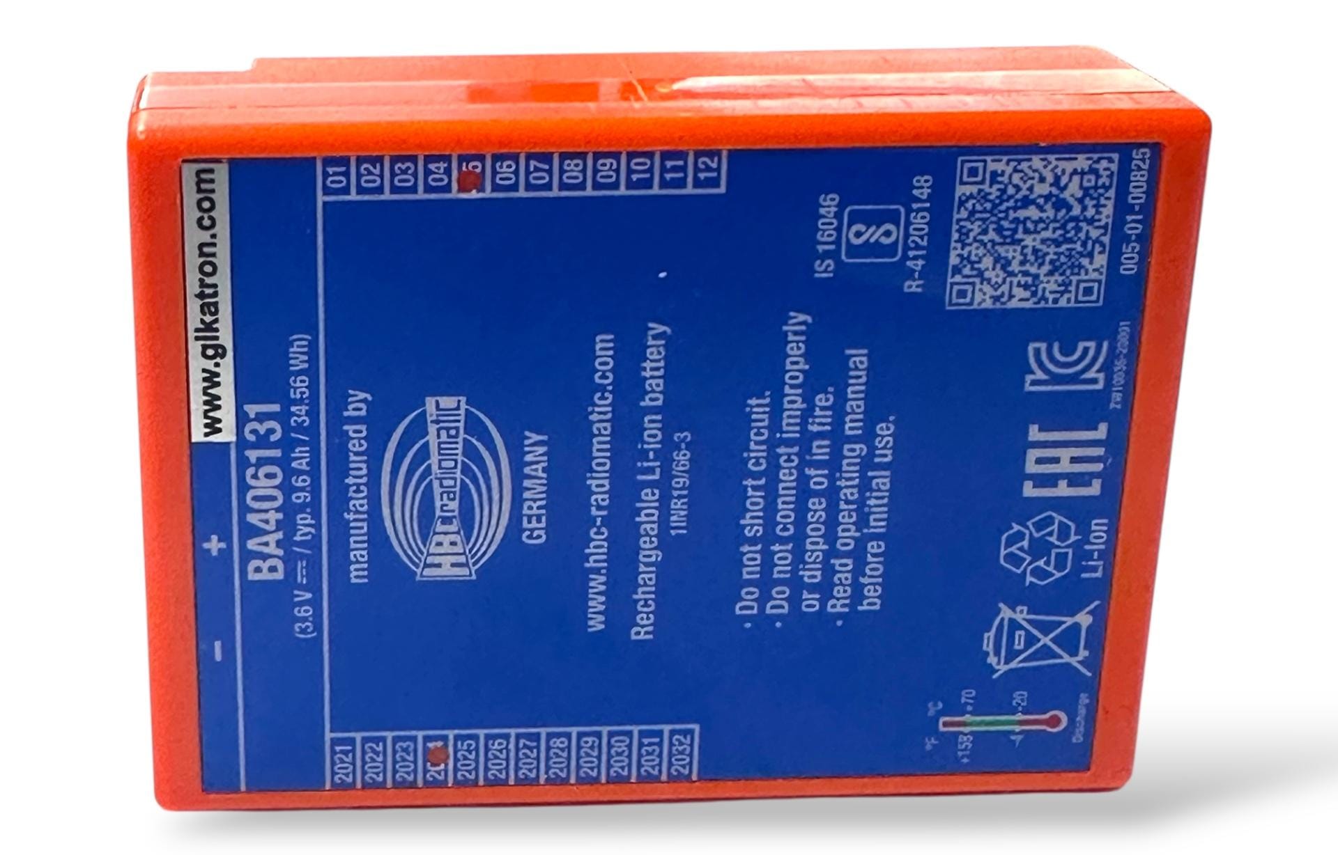 HBC Radiomatic BA406131 3.6 V 9.6 Ah Li-ion Batarya – Uzaktan Kumanda Güç Kaynağı - Image 2