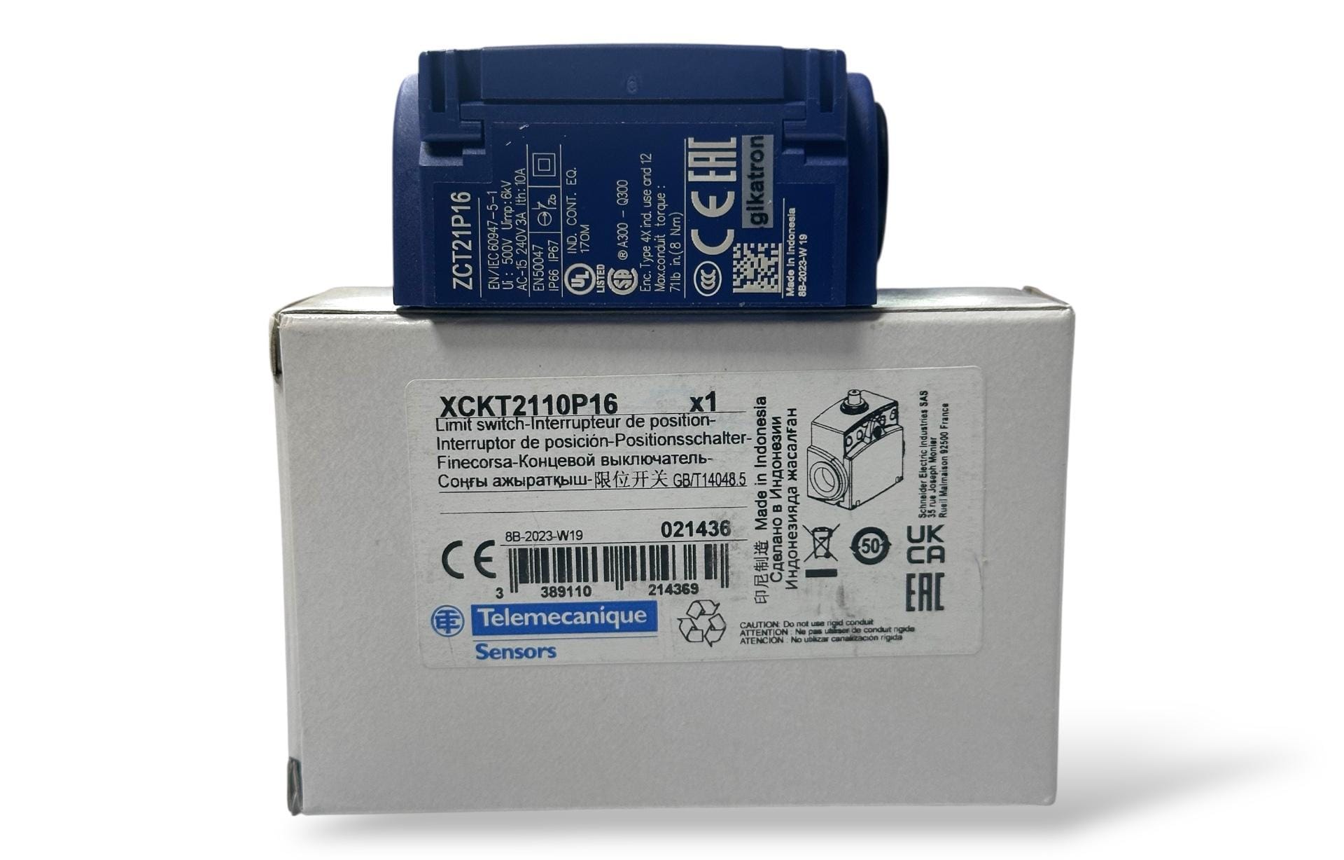 Telemecanique XCKT2110P16 Limit Switch – Metal Pimli End Switch, NO + NC - Image 8