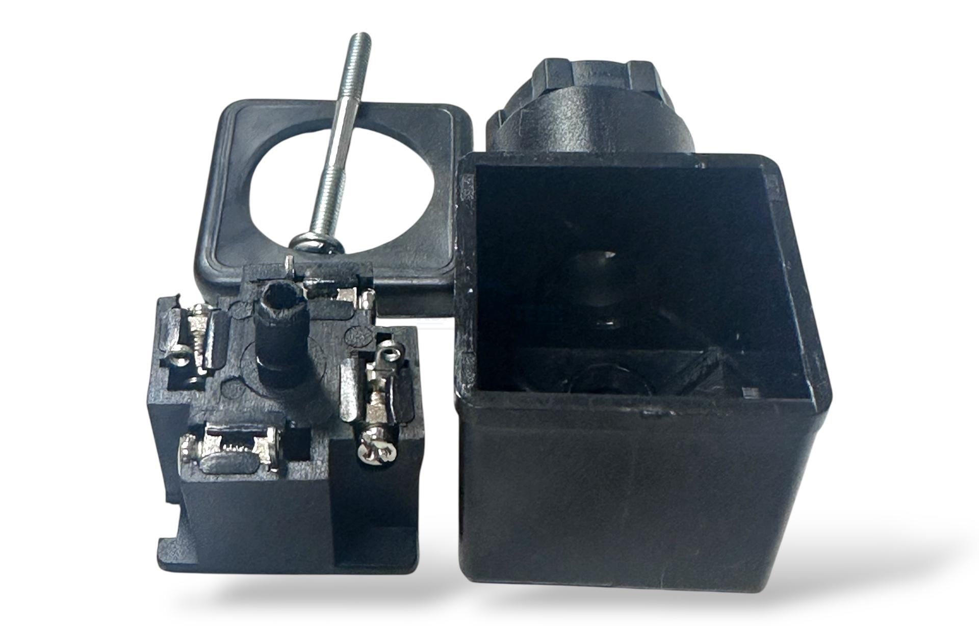 Sanvalve Standart 4Pin, 4 Bağlantılı Siyah Işıksız Valf Bobin Soketi | Endüstriyel Bağlantı Elemanı - Image 14