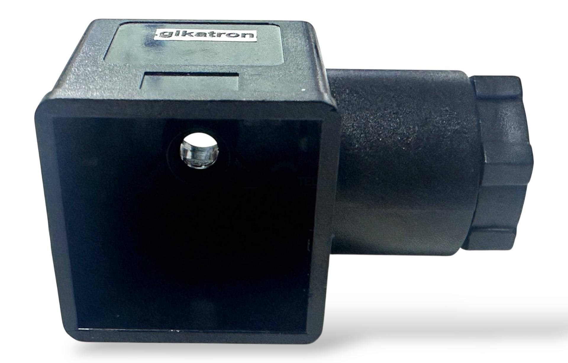 Sanvalve Standart 4Pin, 4 Bağlantılı Siyah Işıksız Valf Bobin Soketi | Endüstriyel Bağlantı Elemanı - Image 4