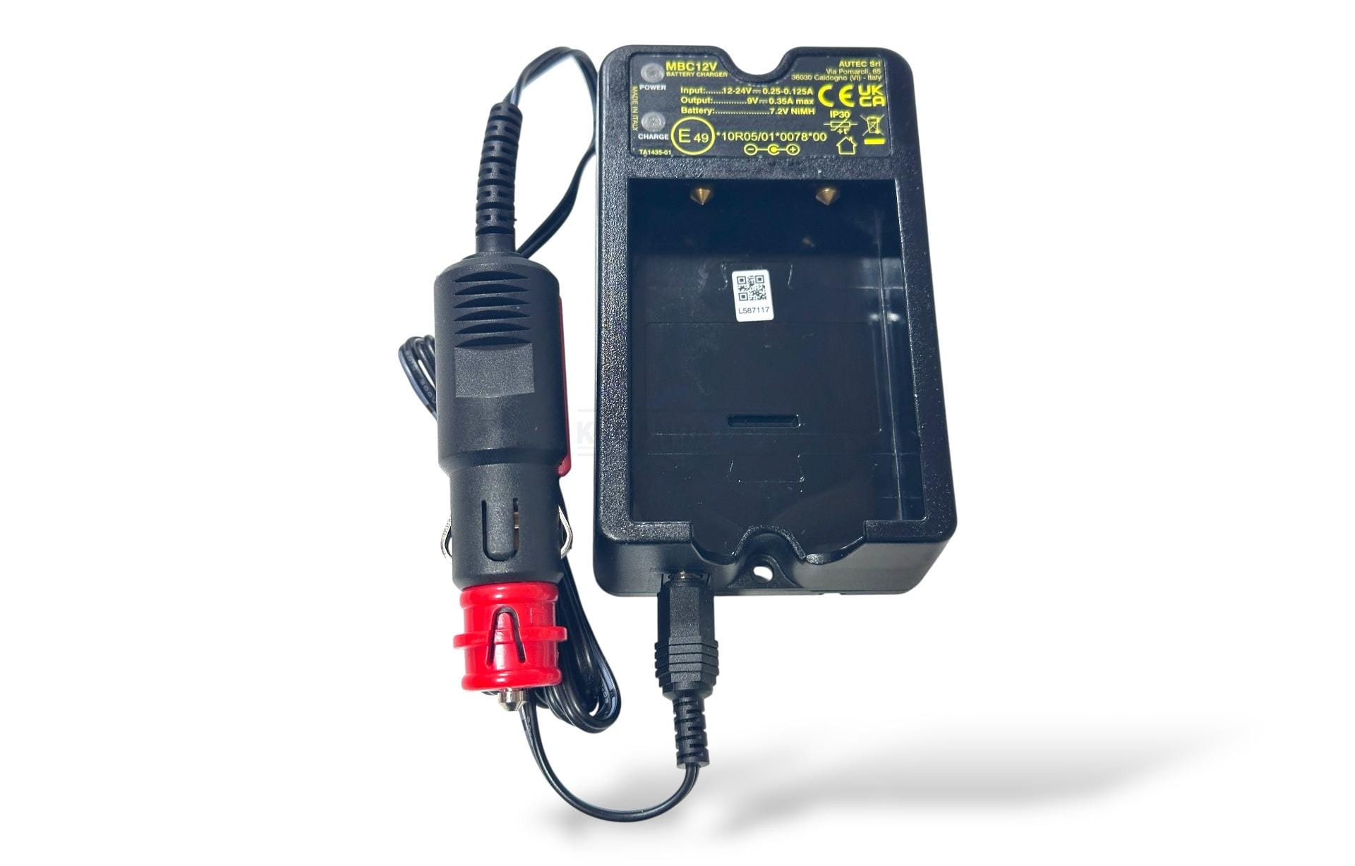 Autec MBC12 12-24V Şarj Cihazı | MBM06MH Batarya Uyumlu - Image 3