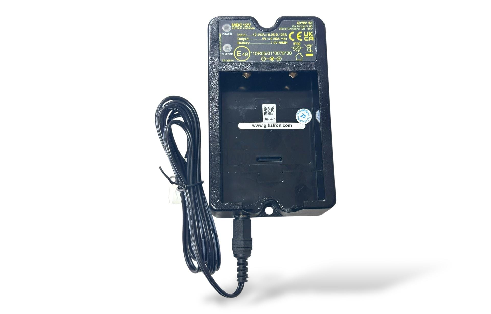 Autec MBC12 12-24V Şarj Cihazı | MBM06MH Batarya Uyumlu - Image 4