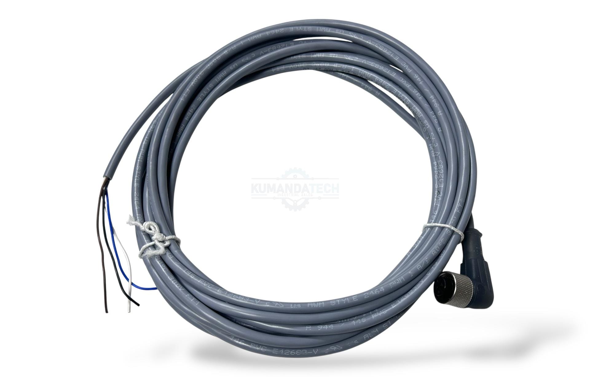 Telemeqanick XZCPV1241L5 | 5mt -90° 4Pin 4 Kablolu M12 Dişi Sensör Kablosu