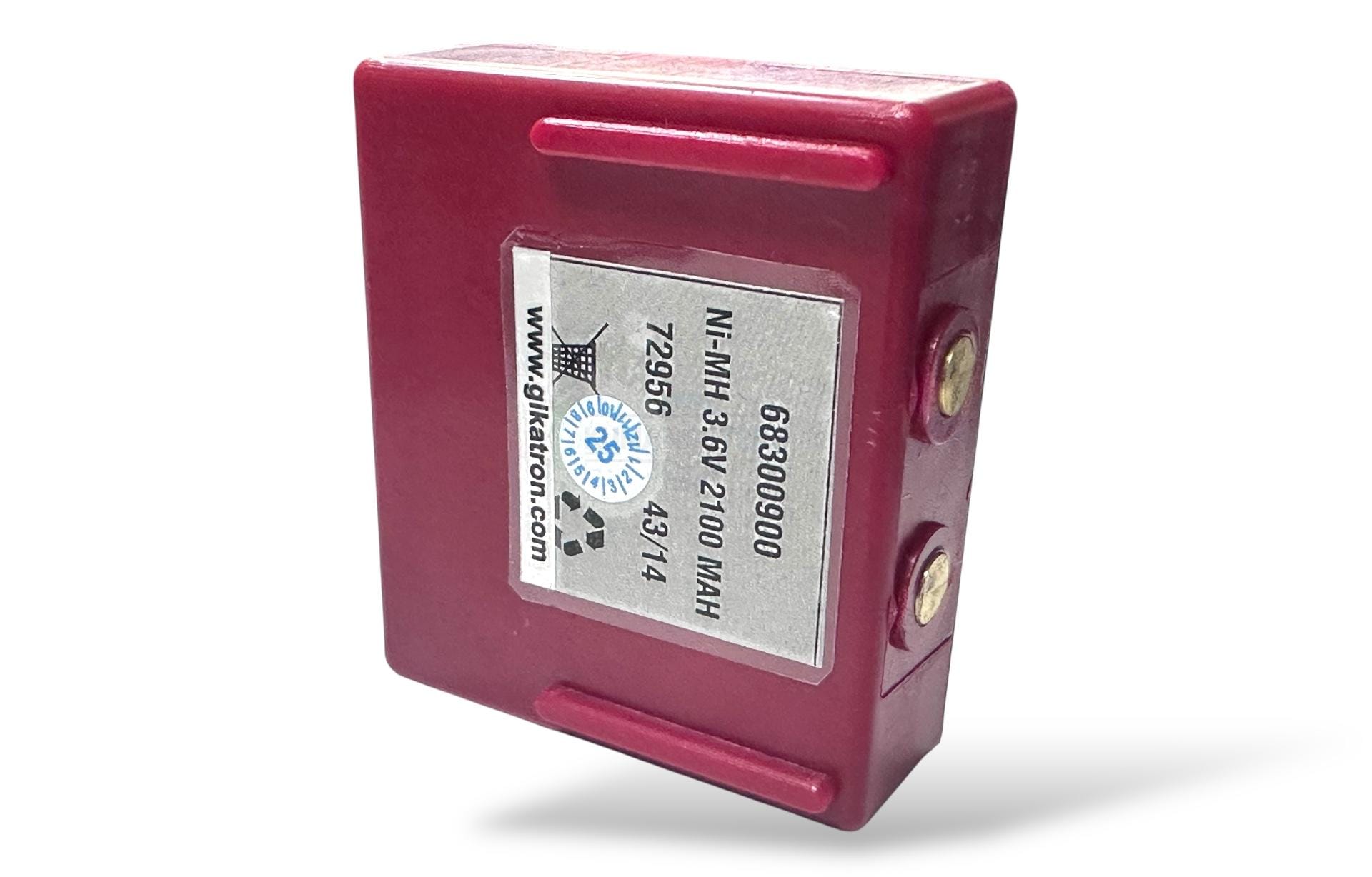 Gikatron Yerli Üretim Hetronic 3.6V 2100mAh NiMH Kırmızı Batarya - Görsel 9