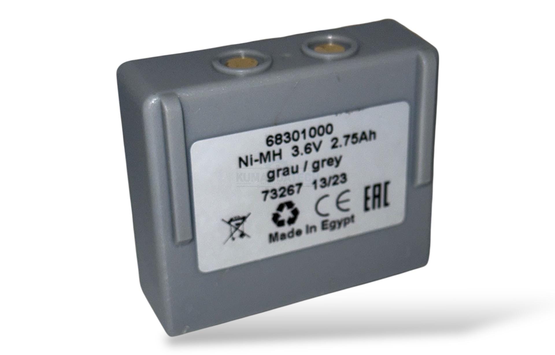 Hetronic 68301000 Orjinal Gri Batarya | 3.6V-2.75Ah NiMh
