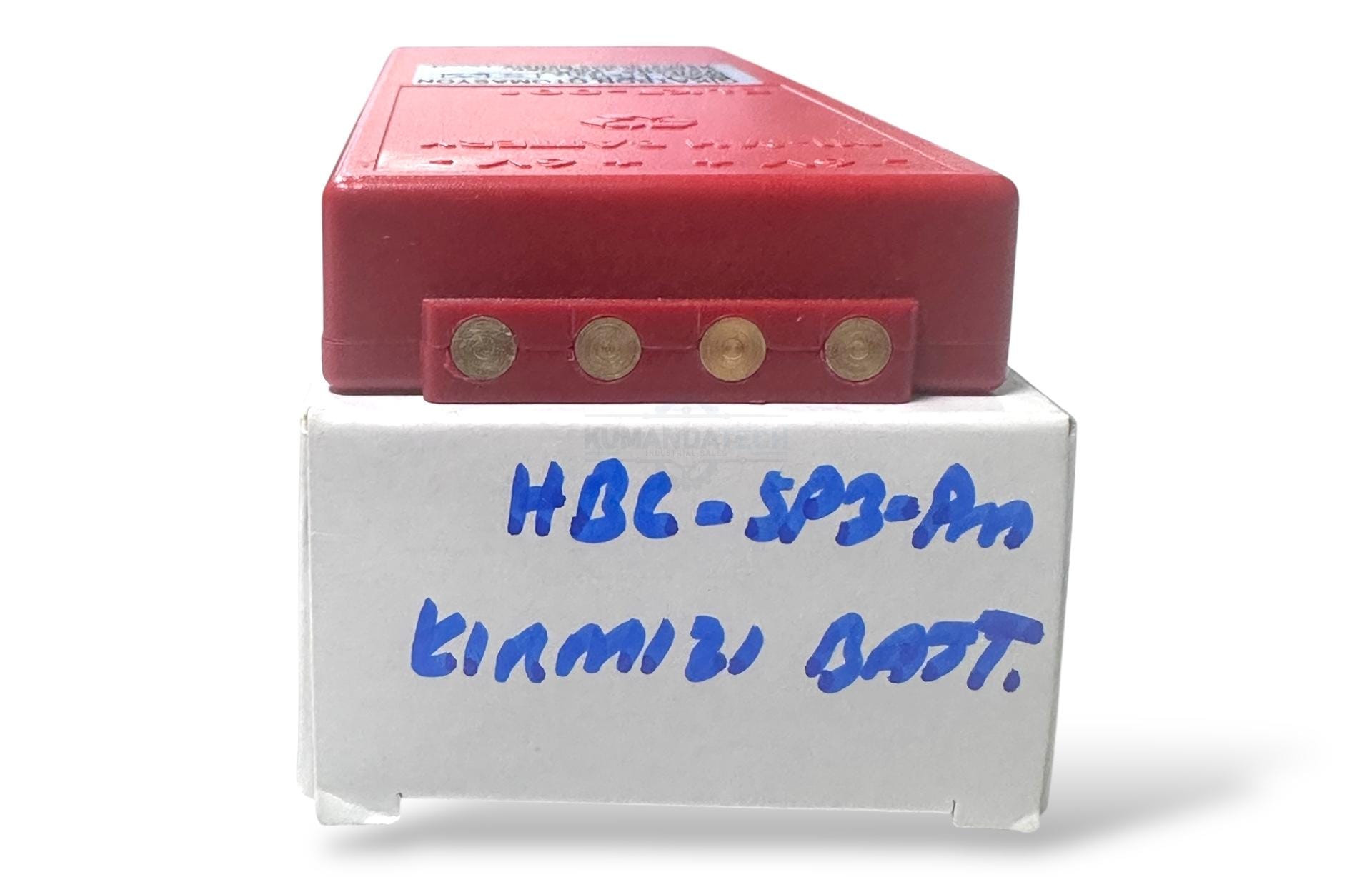 Gikatron Yerli Üretim Hbc Radiomatic Putzmeister BA213021 2x6V-2x2100mAh Kırmızı Uzun Batarya - Image 3