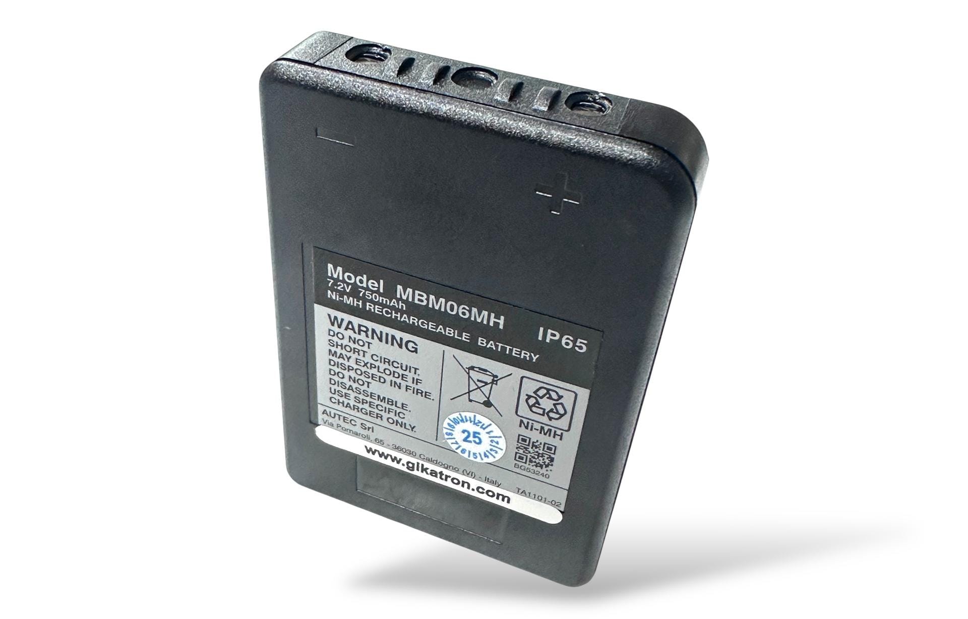 Autec MBM06MH 7.2V 750 mAh Siyah Şarjlı Batarya – Endüstriyel Kumanda Pili - Image 7