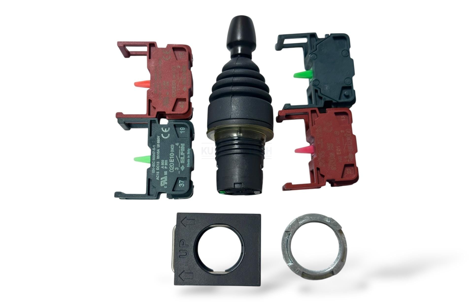 Elfin Çift Eksen On-Off 4 Yön Joystick – Endüstriyel Kumanda Anahtarı Ø30 mm - Görsel 3