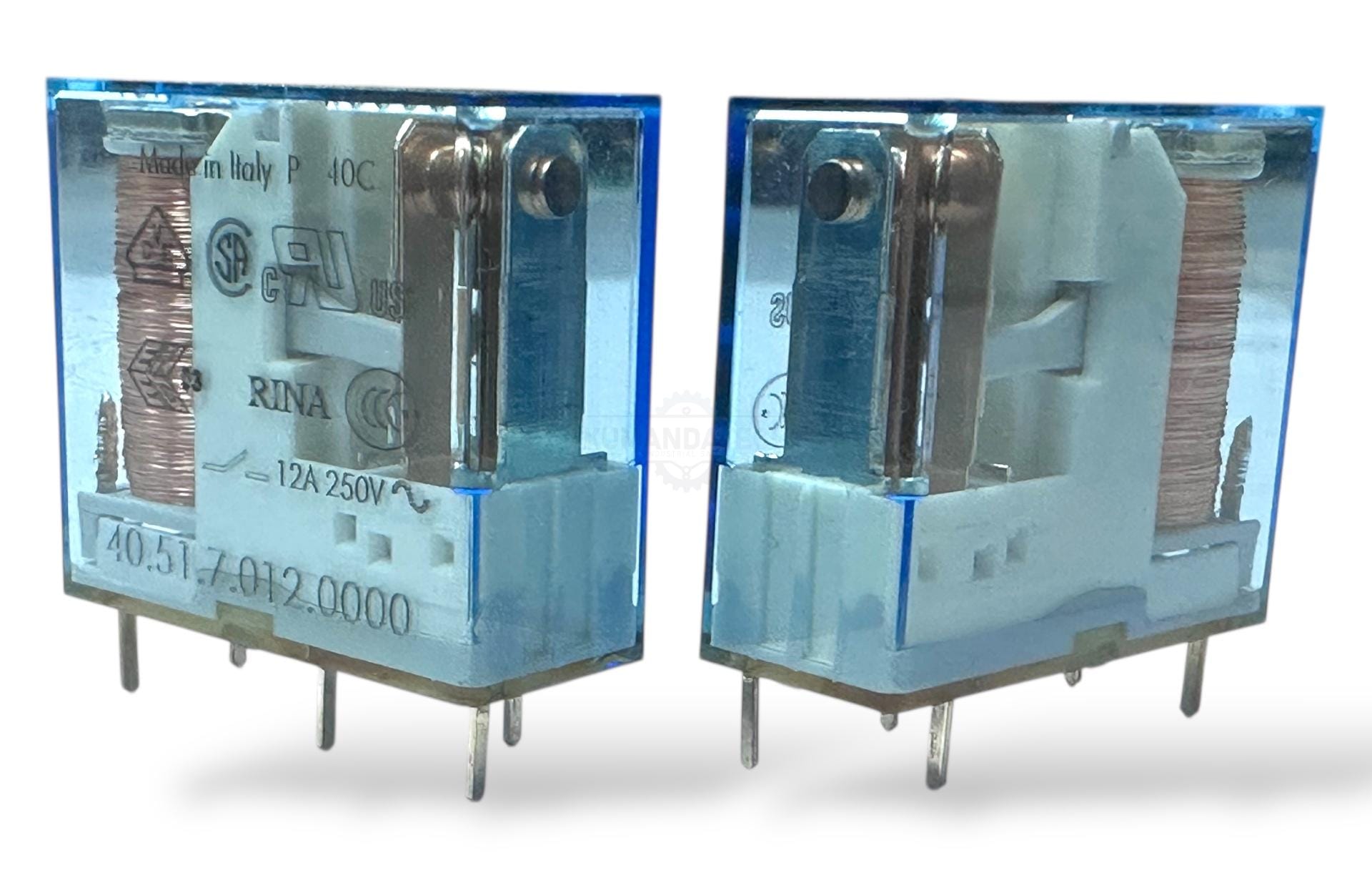 Finder 40.51.7.012.0000 12VDC Röle (SPDT, 10A) - Image 2