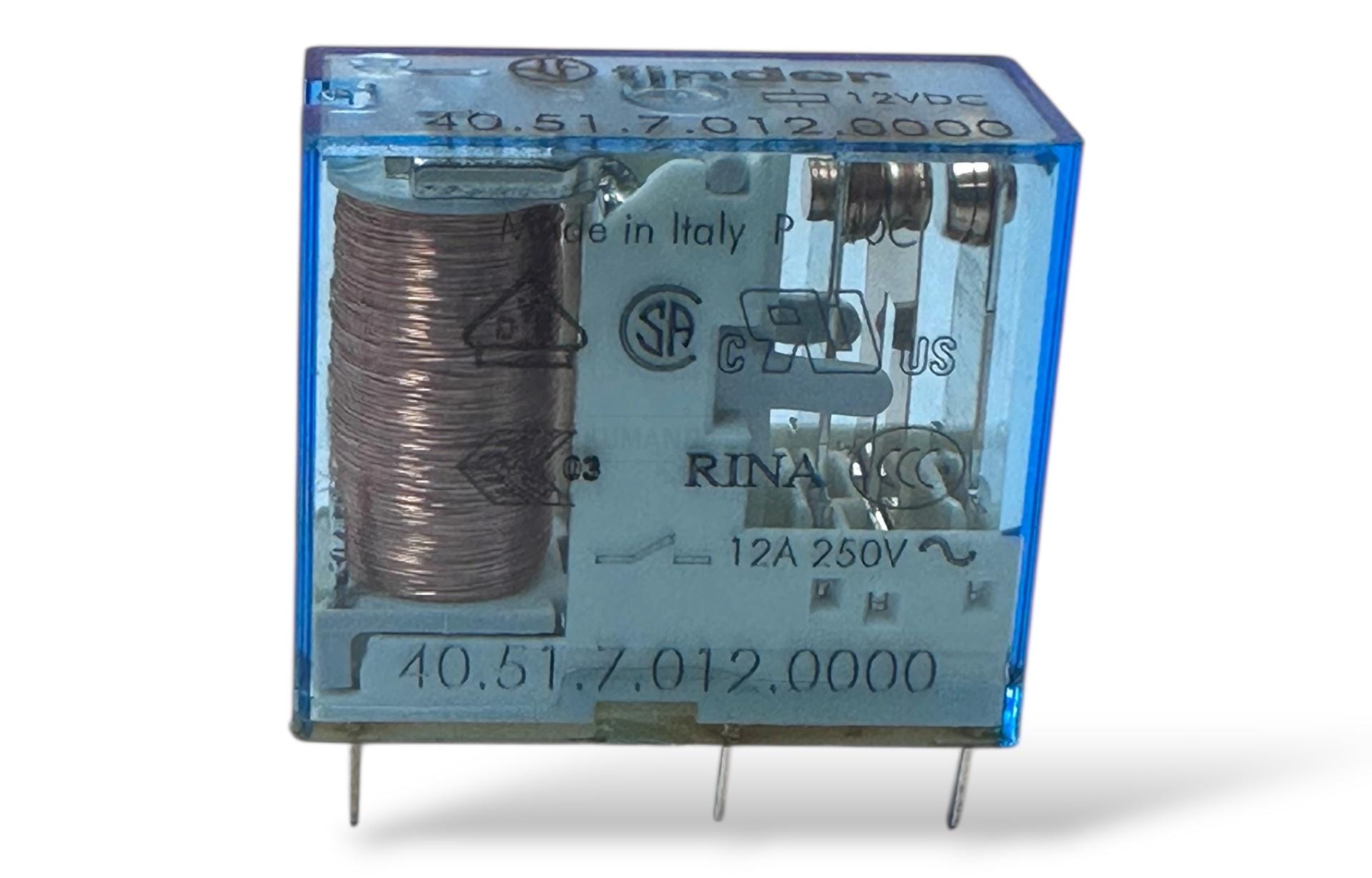 Finder 40.51.7.012.0000 12VDC Röle (SPDT, 10A) - Image 9
