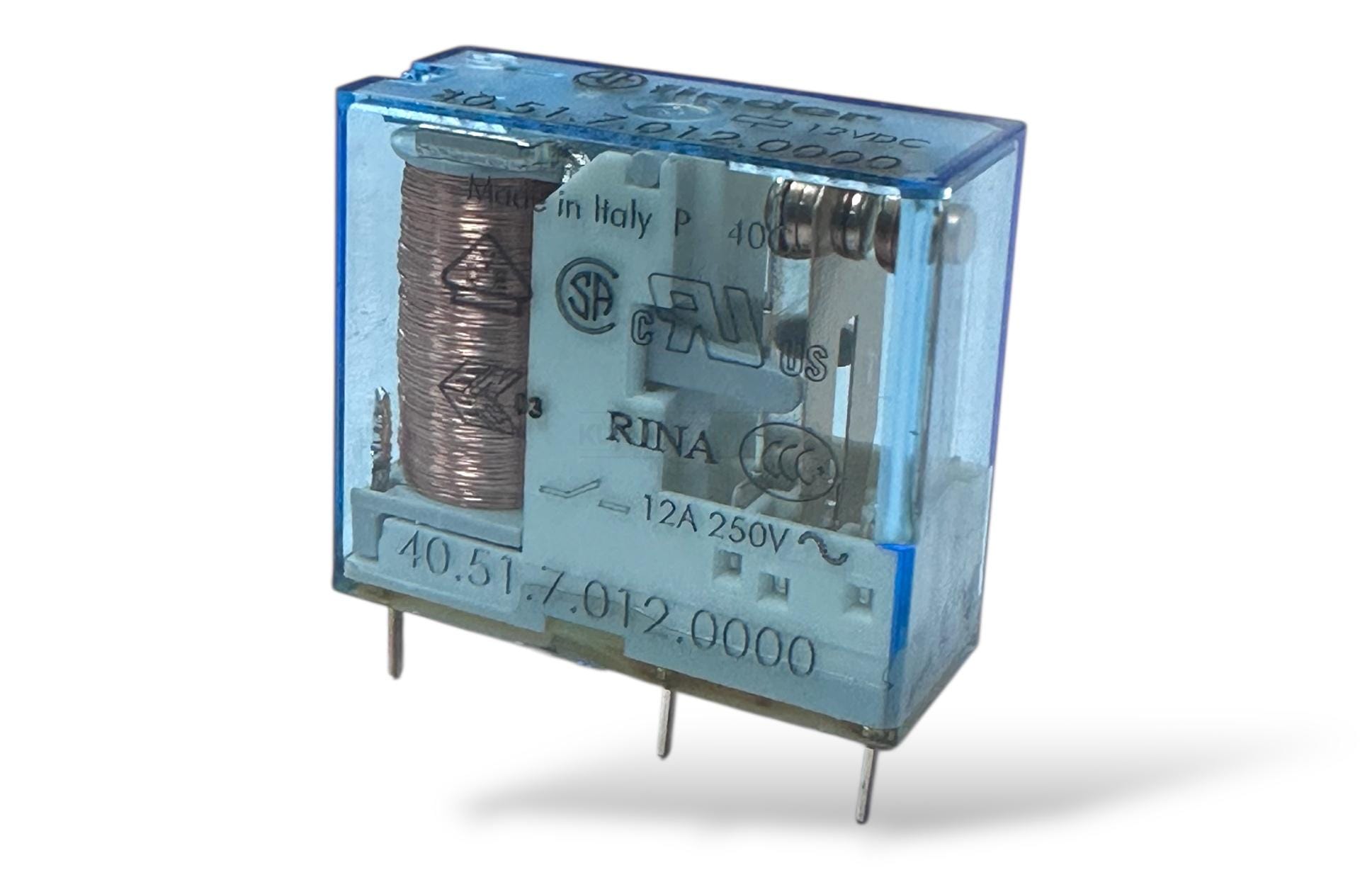 Finder 40.51.7.012.0000 12VDC Röle (SPDT, 10A)