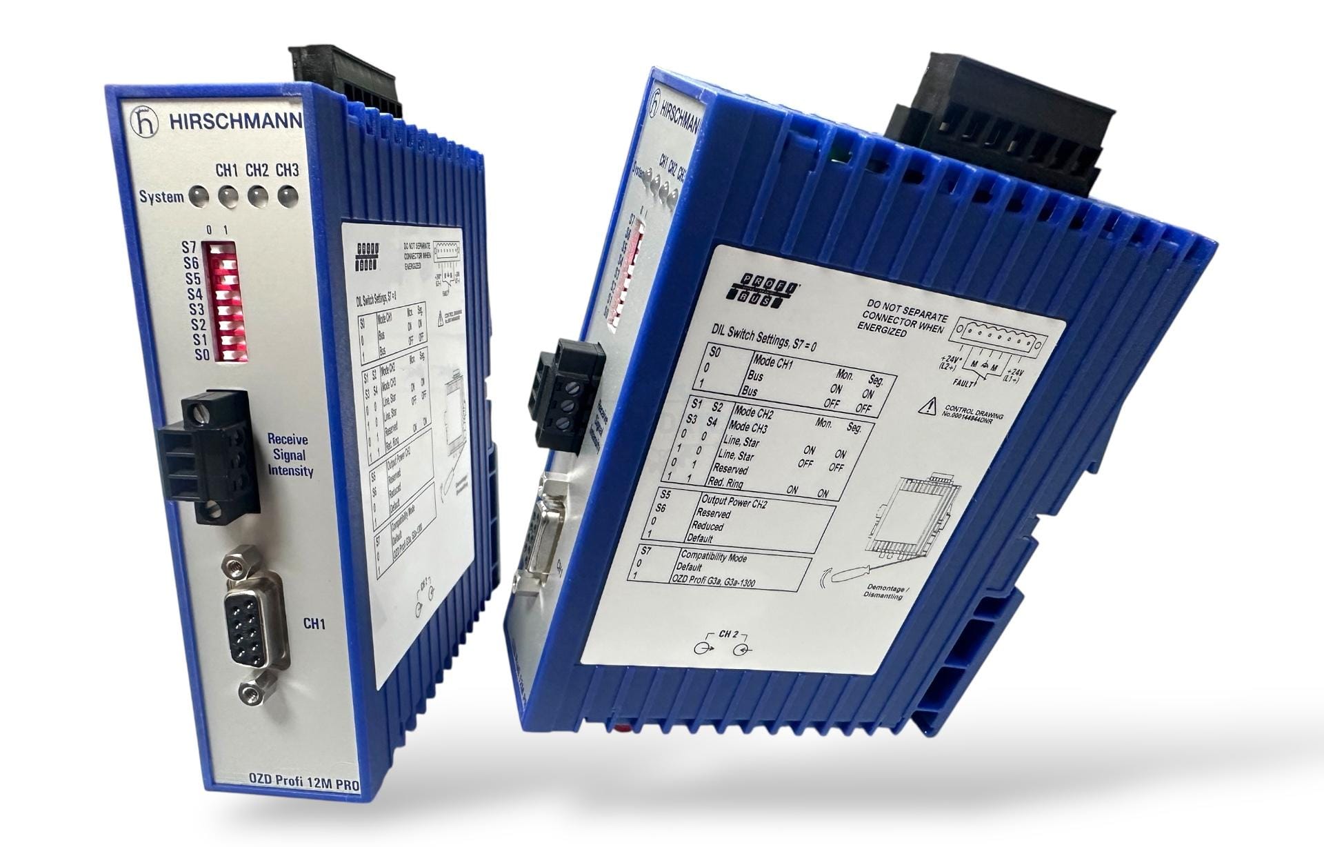 Hirschmann OZD Profi 12M G11‑1300 PRO Fiber Optik PROFIBUS Modül – Elektrik/Optik Arayüz Dönüştürücü - Image 17