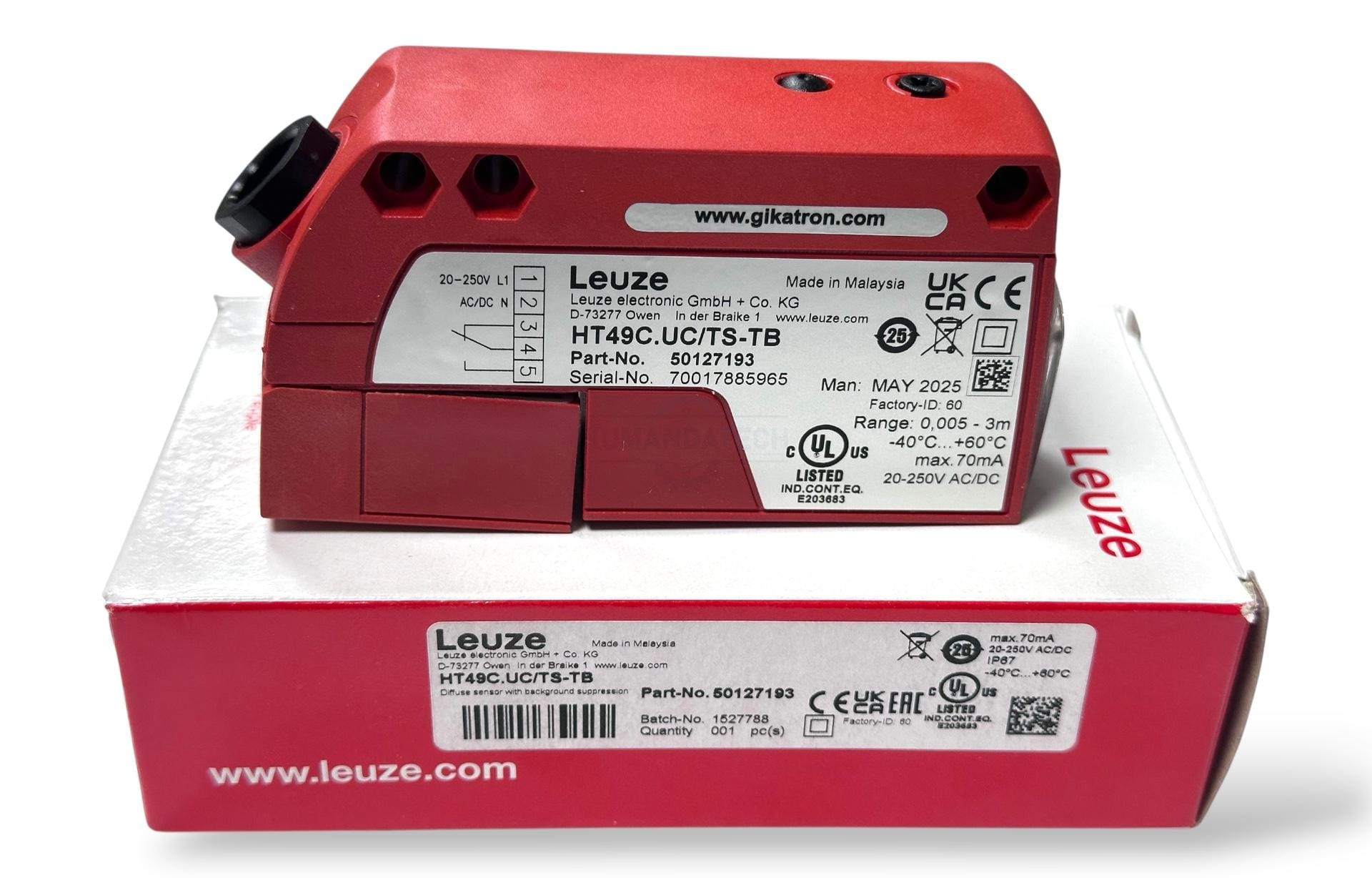 Leuze HC49C UC-TS-TB Fotosel Sensör – Ultrasonik Endüstriyel Sensör - Görsel 23