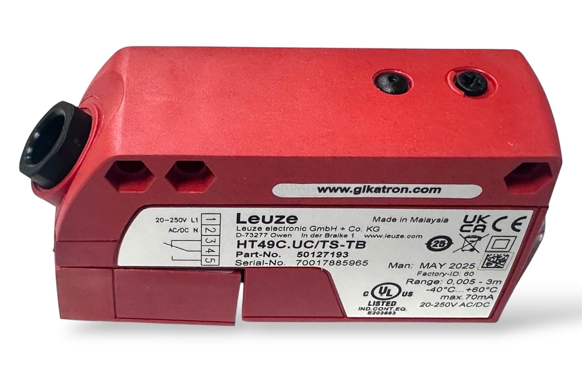 Leuze HC49C UC-TS-TB Fotosel Sensör – Ultrasonik Endüstriyel Sensör - Görsel 17