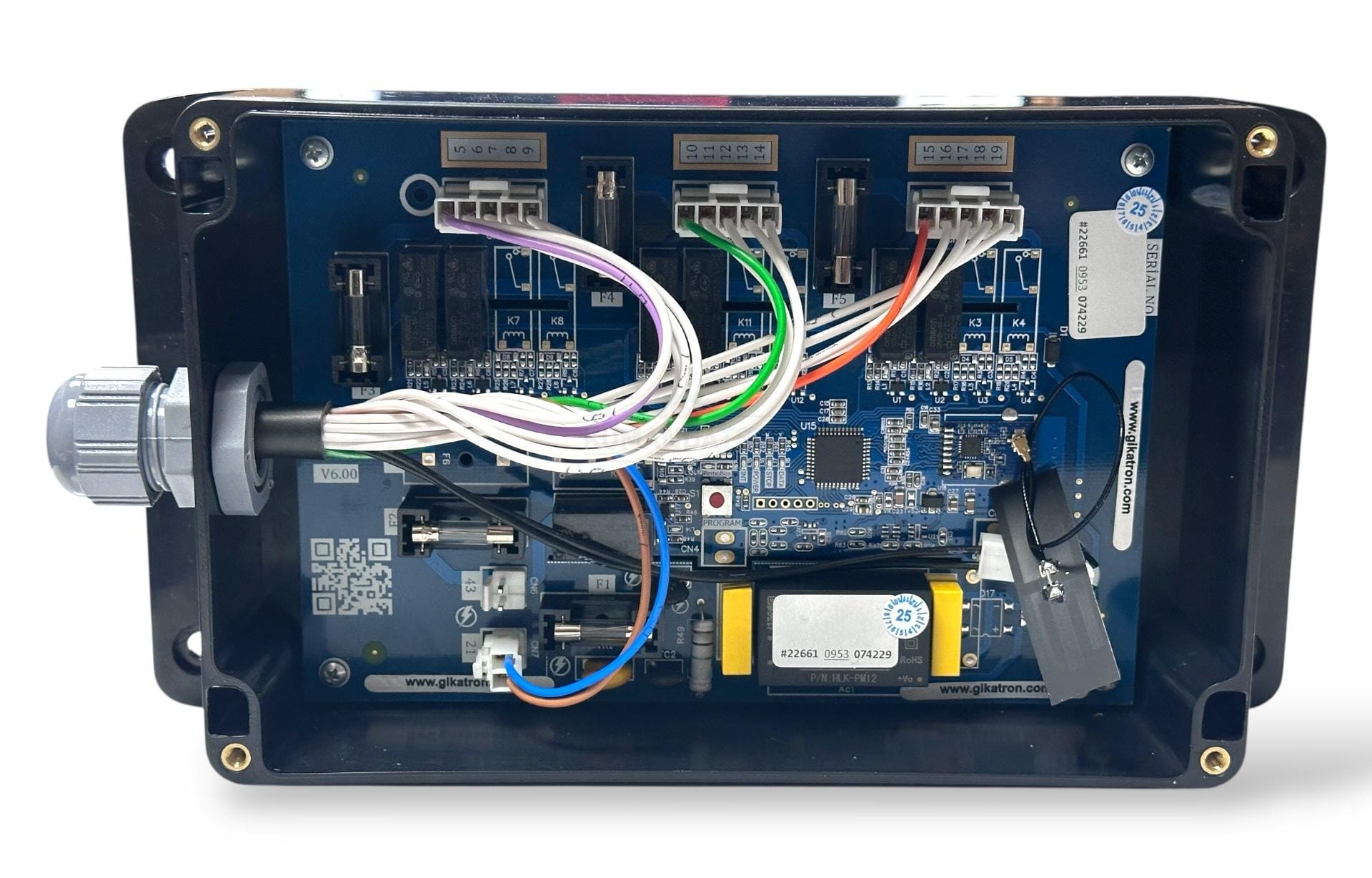 Gikatron Uzaktan Kumanda Seti-Evo606-220AC Serisi-6 Hareketli, Tek Kademeli, Tek Hızlı, 6 Hareket Yön Buton, 1 Start Yeşil Buton, 1 Acilstop Kırmızı Buton - Image 8