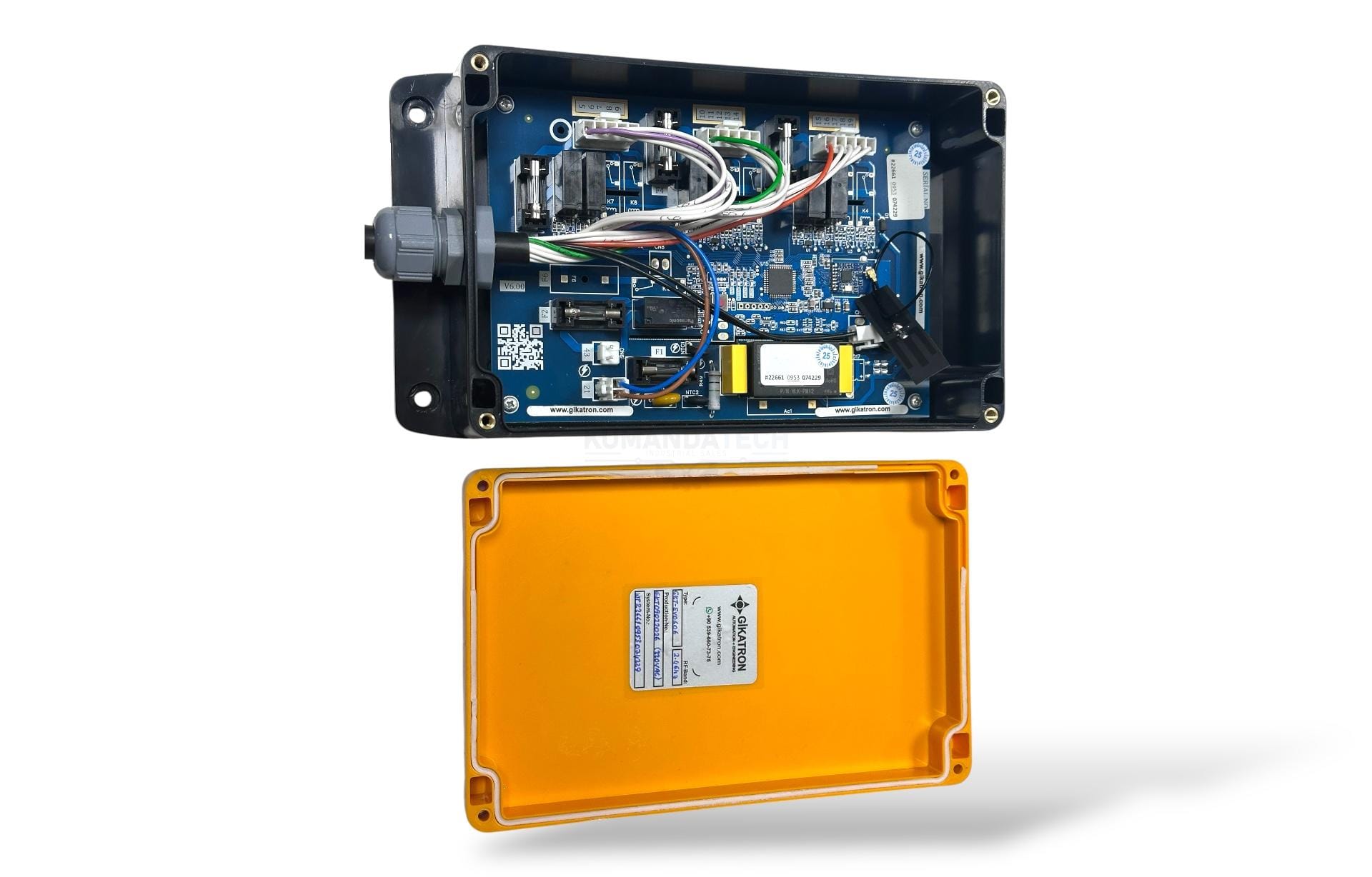 Gikatron Uzaktan Kumanda Seti-Evo606-220AC Serisi-6 Hareketli, Tek Kademeli, Tek Hızlı, 6 Hareket Yön Buton, 1 Start Yeşil Buton, 1 Acilstop Kırmızı Buton - Image 7