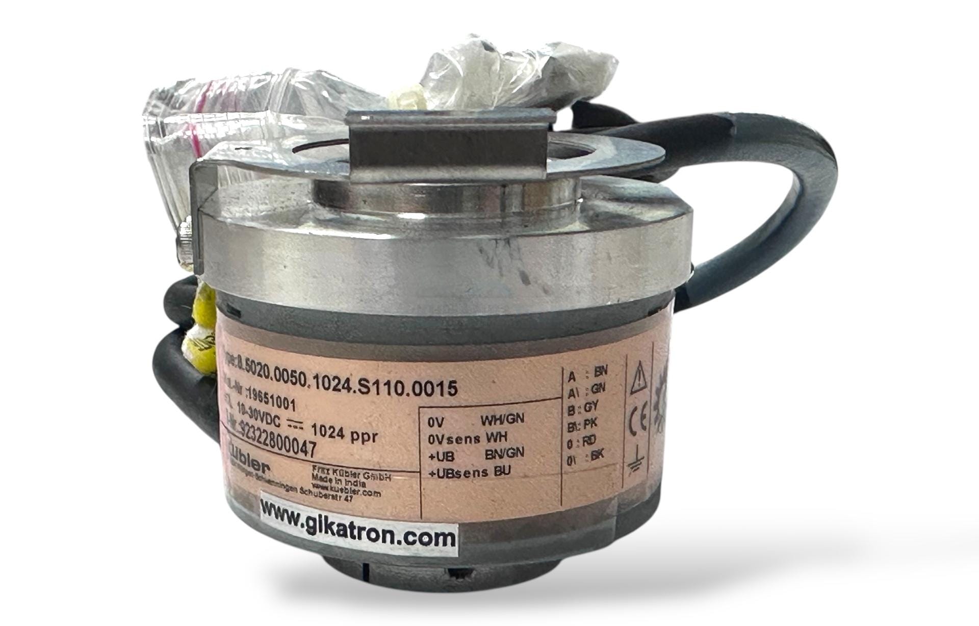 Kübler Type 8.5020.0050.1024.S110.0015 Enkoder 10-30VDC | Endüstriyel Encoder - Görsel 4
