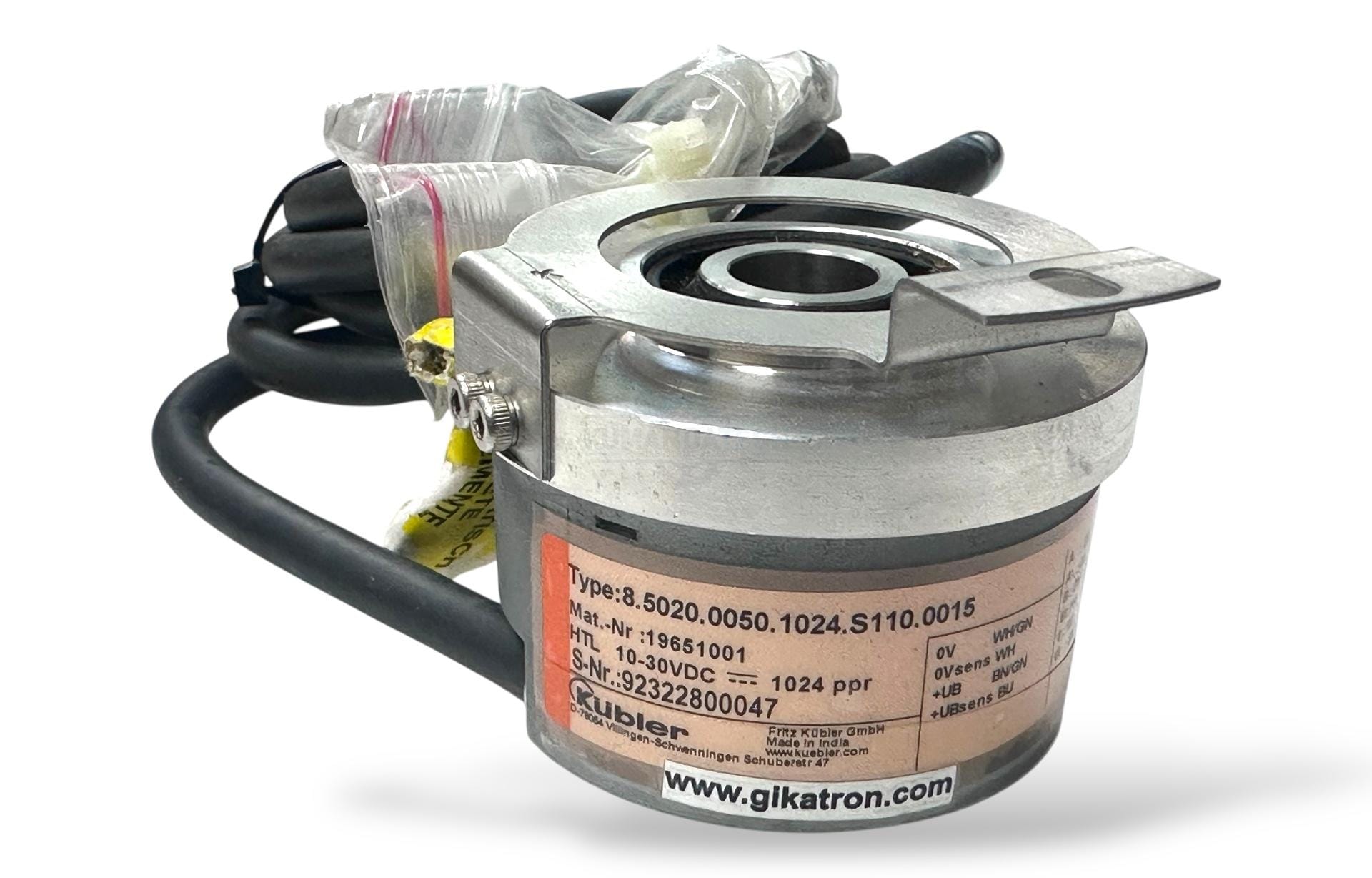Kübler Type 8.5020.0050.1024.S110.0015 Enkoder 10-30VDC | Endüstriyel Encoder - Görsel 2
