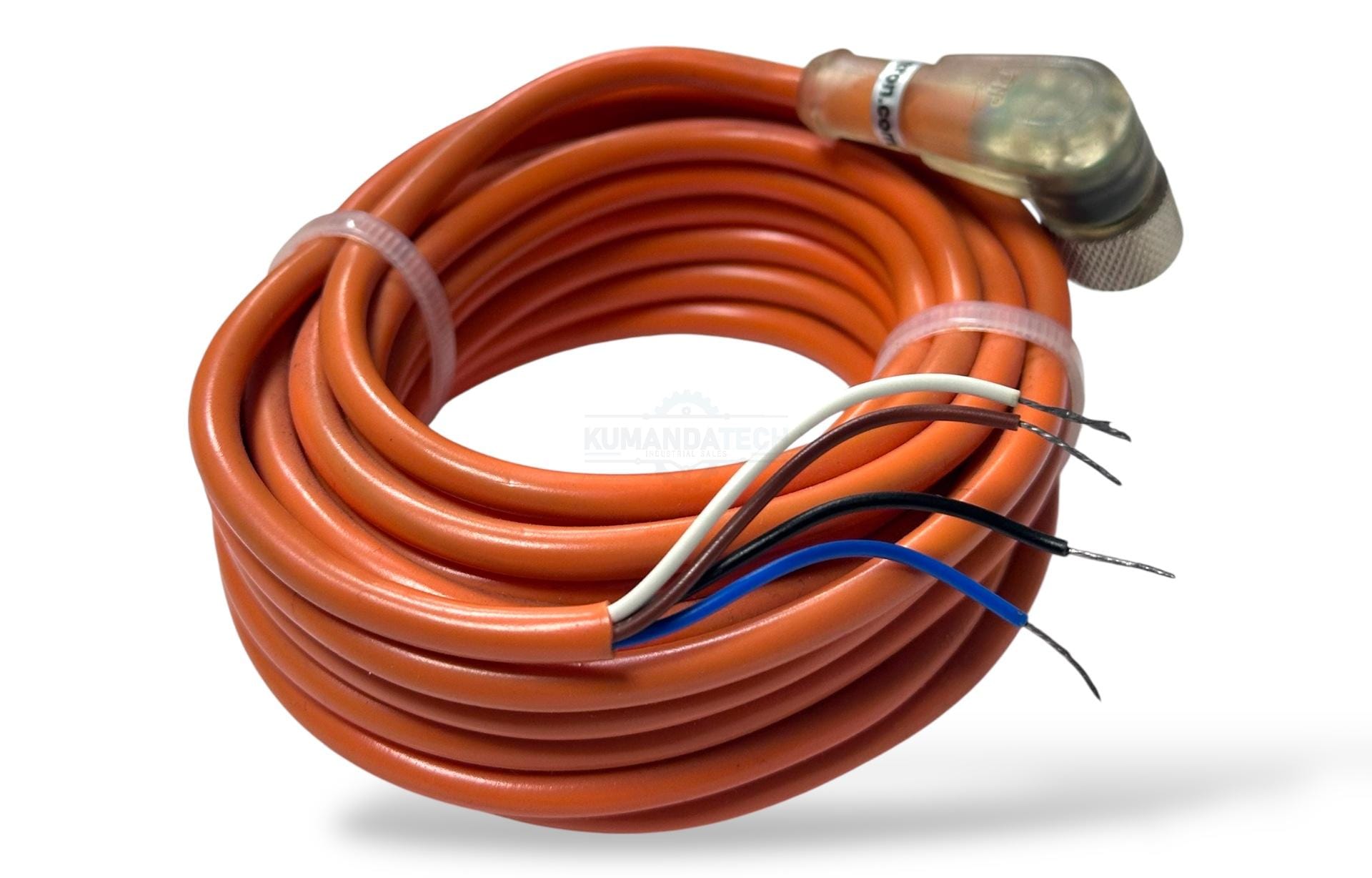 Zoomlion 5m LED’li Sensör Kablosu 4 Pin 4 Kablolu | Endüstriyel Bağlantı Kablosu - Görsel 4