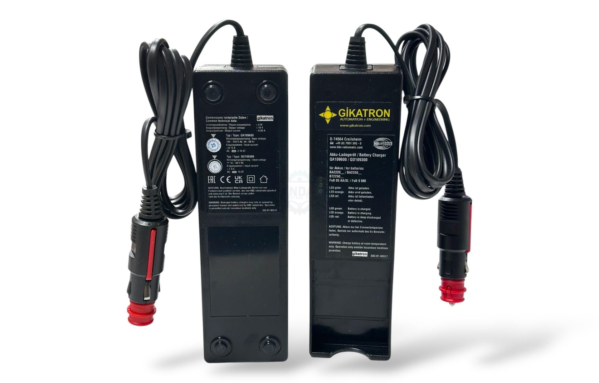 HBC Radiomatic QD109300 24VDC Şarj Cihazı | Endüstriyel Kumanda Batarya Şarj Adaptörü - Image 16