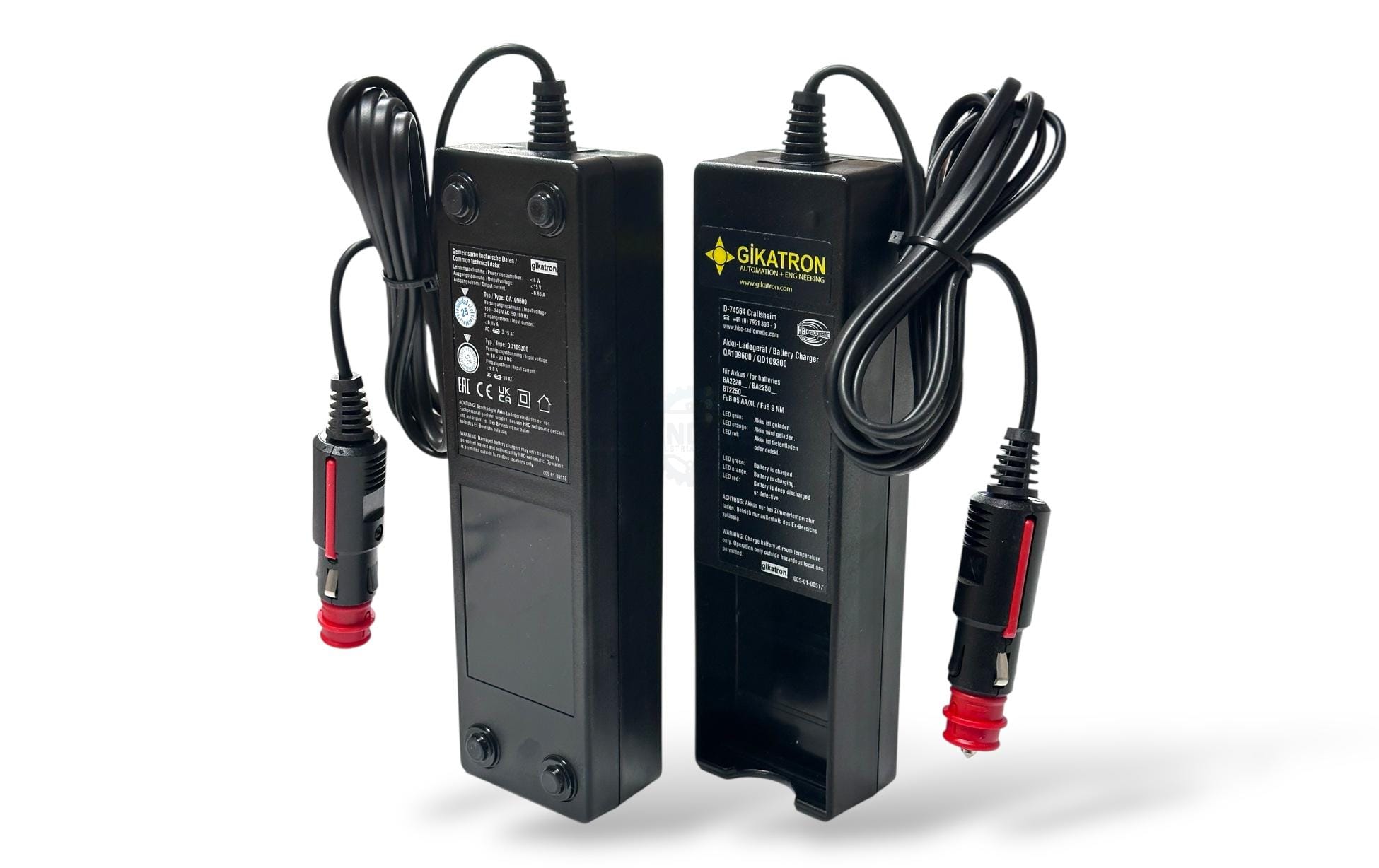 HBC Radiomatic QD109300 24VDC Şarj Cihazı | Endüstriyel Kumanda Batarya Şarj Adaptörü - Image 15