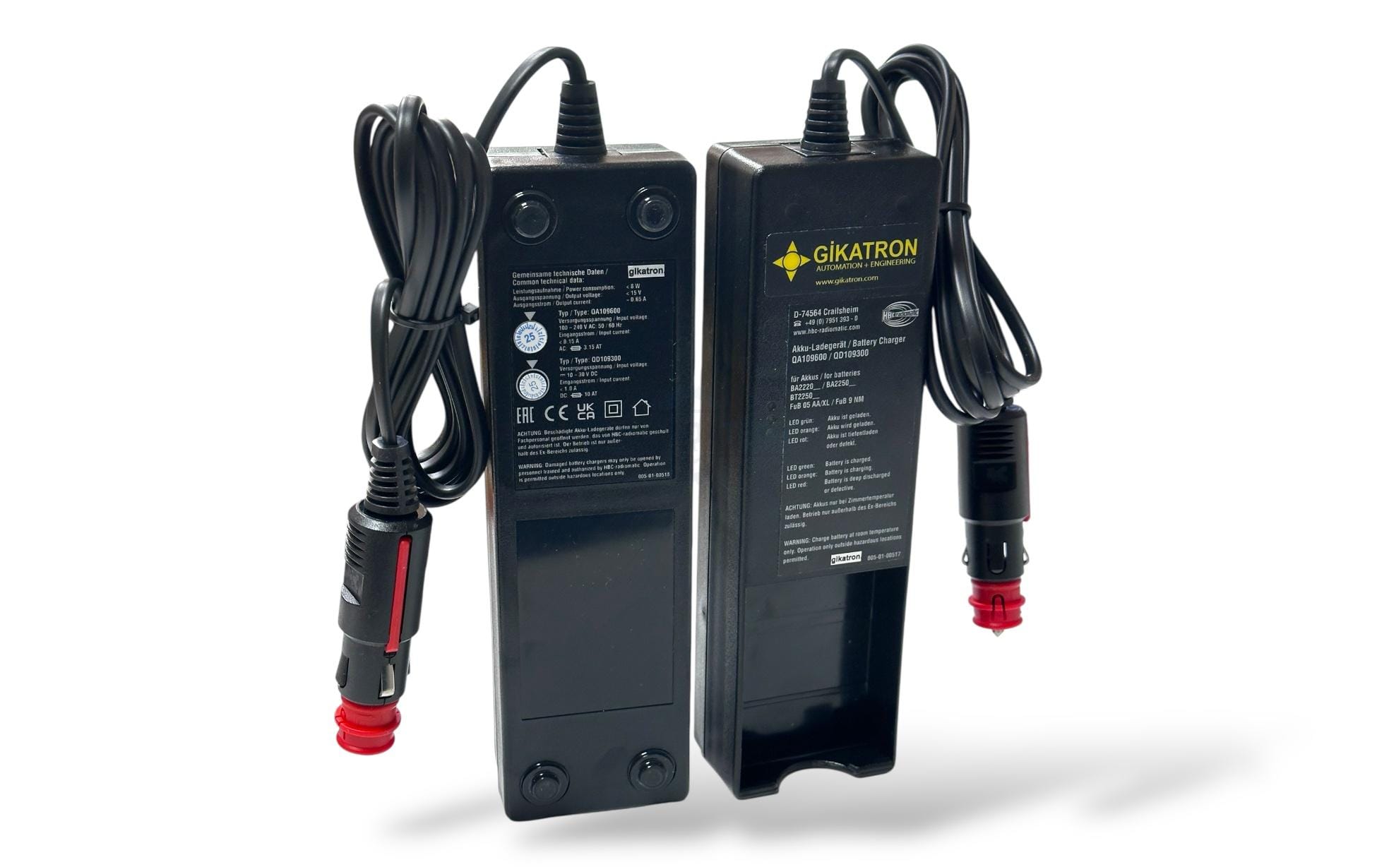 HBC Radiomatic QD109300 24VDC Şarj Cihazı | Endüstriyel Kumanda Batarya Şarj Adaptörü - Image 7