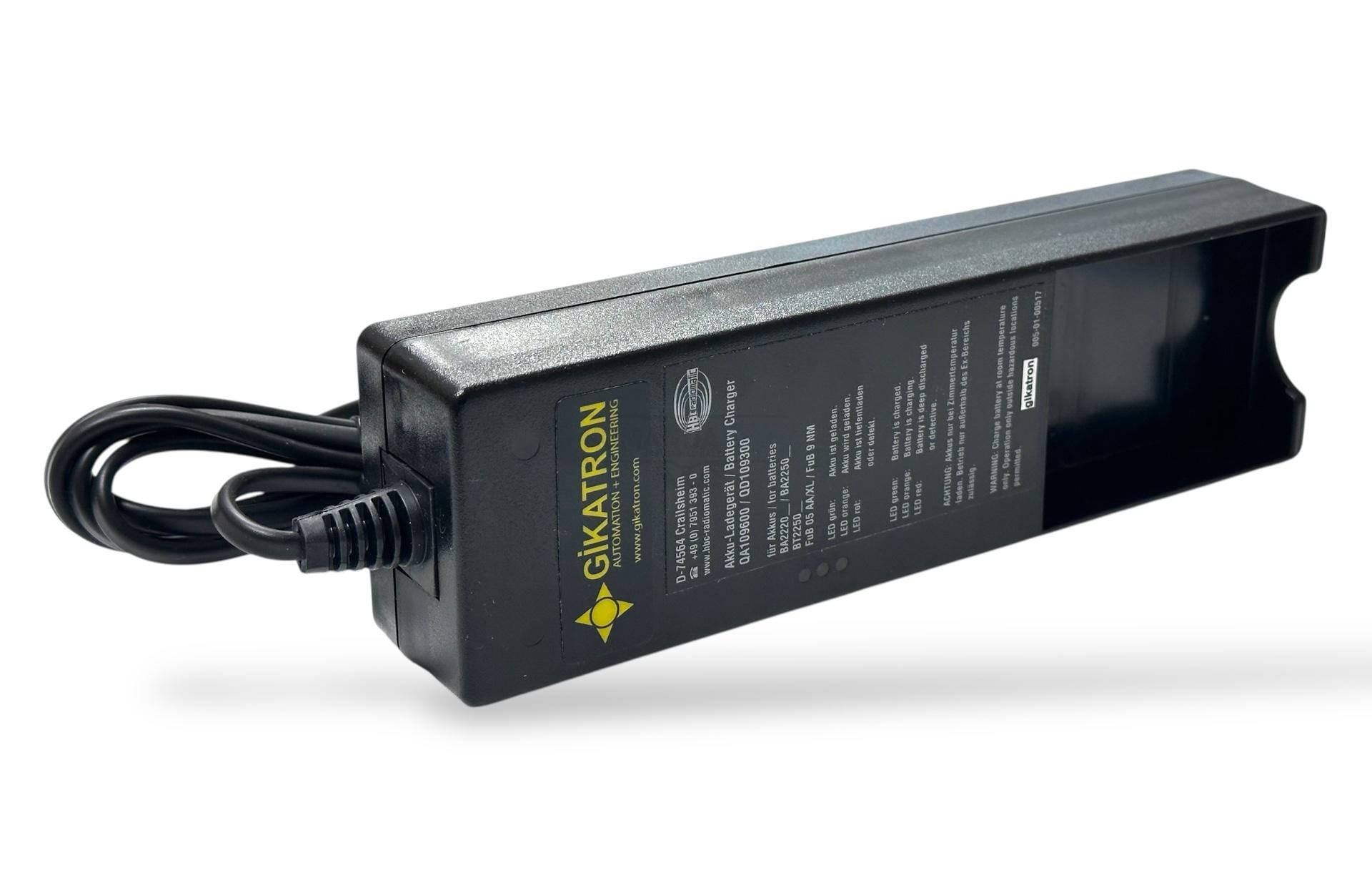 HBC Radiomatic QD109300 24VDC Şarj Cihazı | Endüstriyel Kumanda Batarya Şarj Adaptörü - Image 2