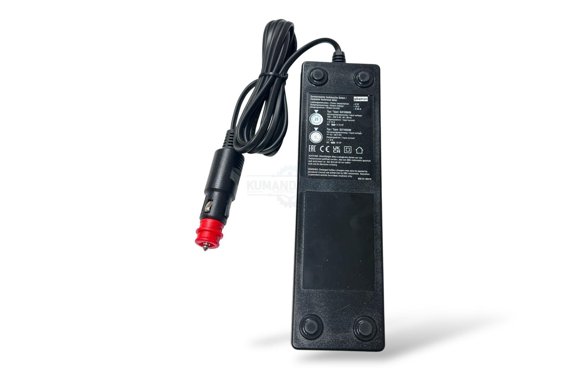 HBC Radiomatic QD109300 24VDC Şarj Cihazı | Endüstriyel Kumanda Batarya Şarj Adaptörü - Image 4