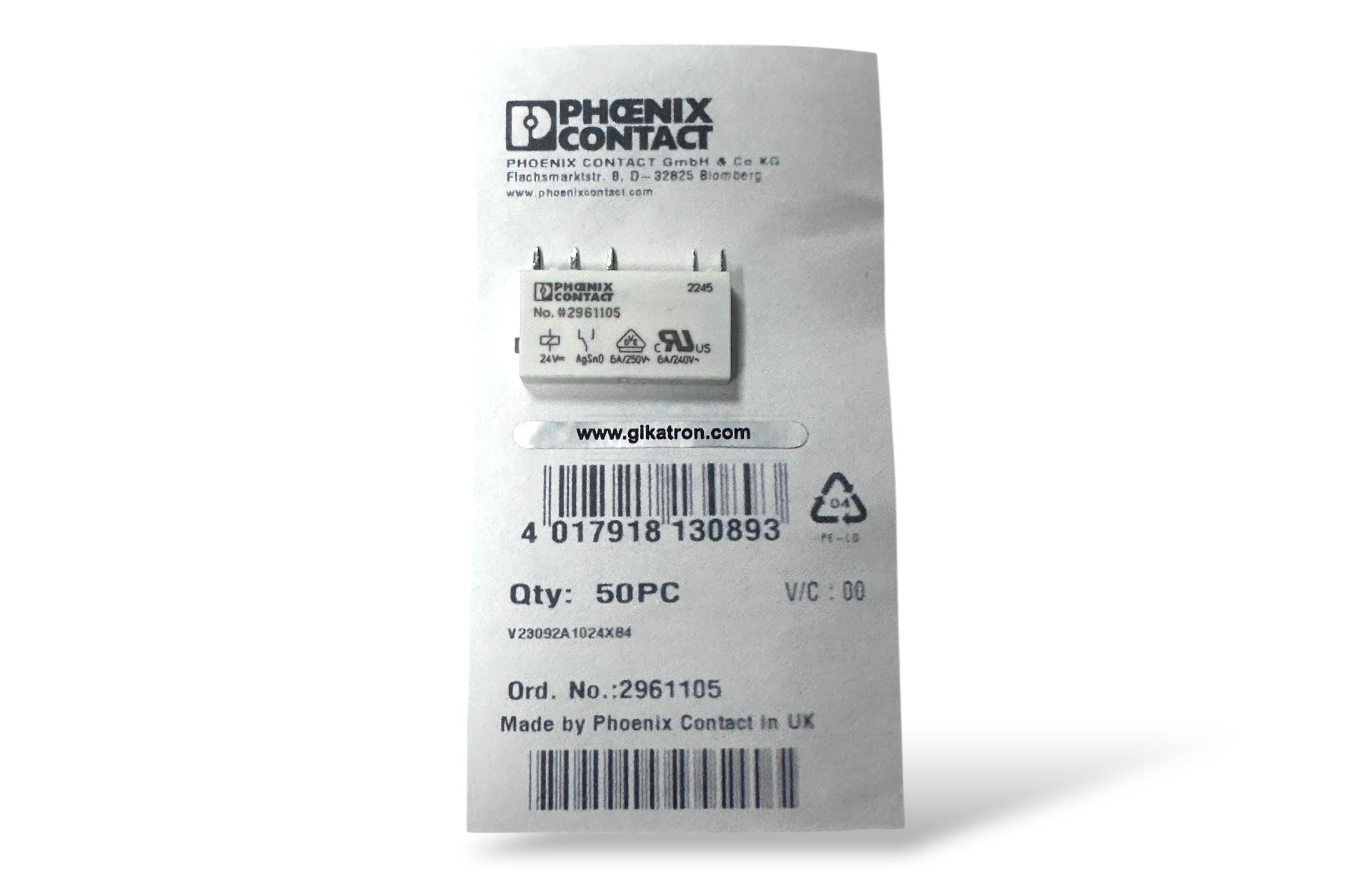 Phoenix Contact 2961105 Slim Röle 24VDC 5 Bacaklı - Image 17