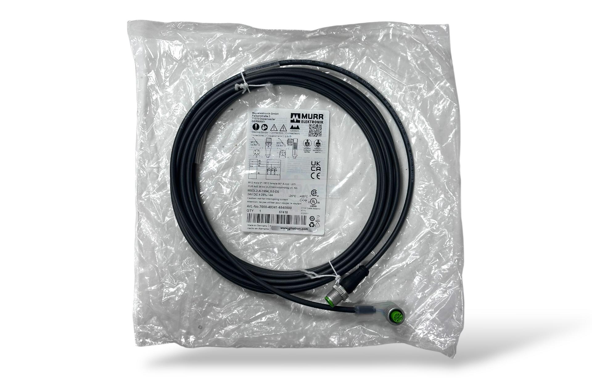 Murr Elektronik 7000-40341-6540500 5m Sensör Kablosu | LED Işıklı Sensör Dağıtıcı Kablosu - Görsel 9