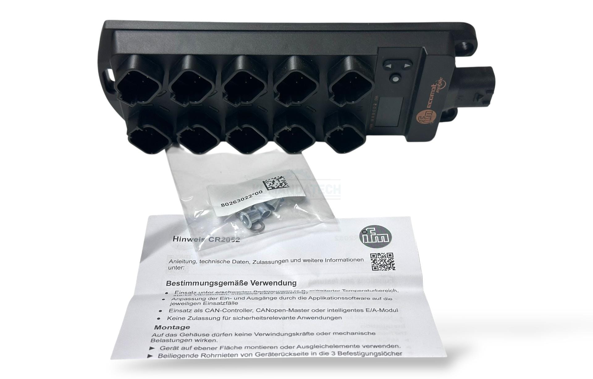 IFM CR2052 Deutz Soketli 8’li Dağıtıcı | Endüstriyel Bağlantı Modülü - Image 5