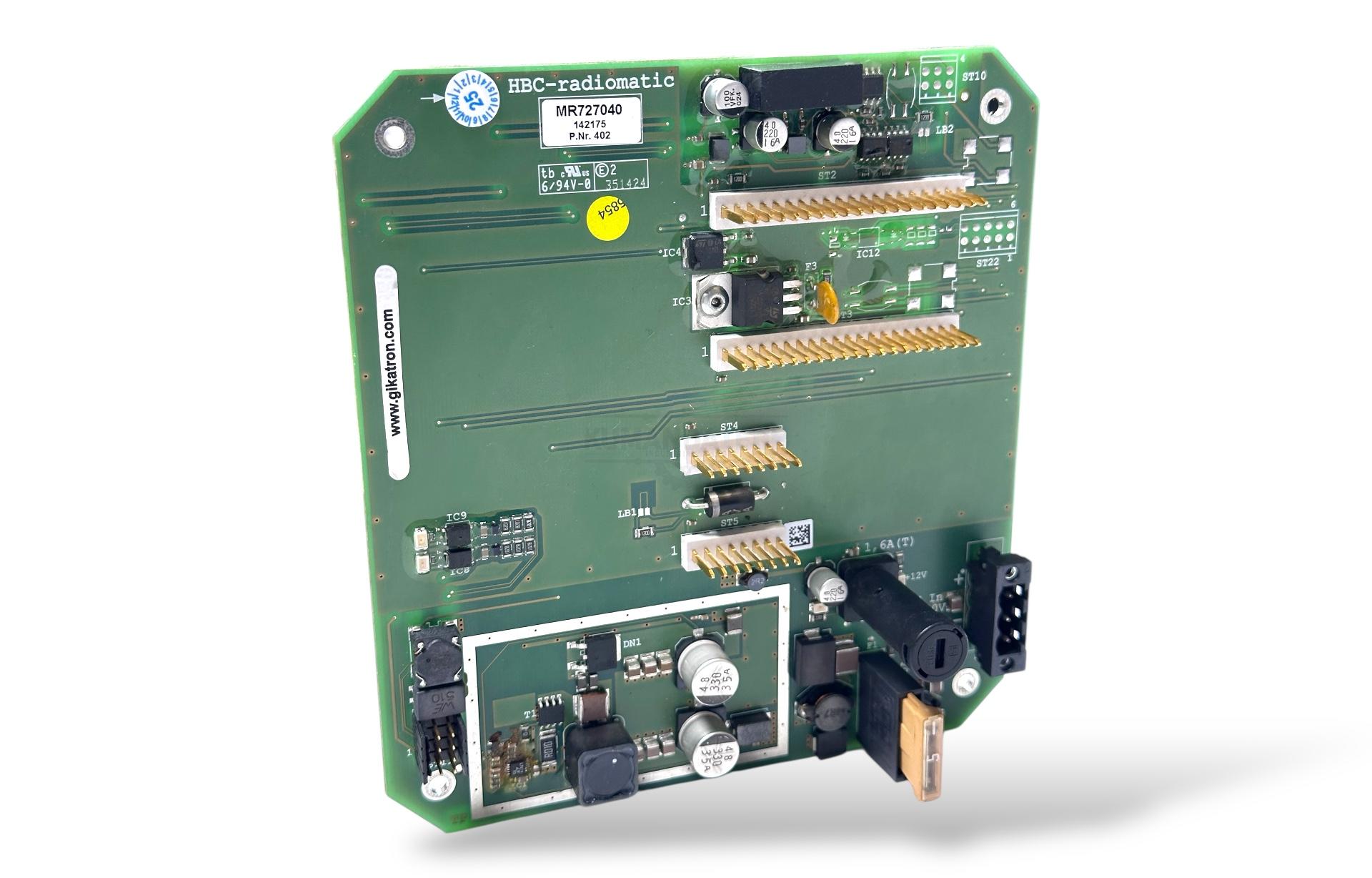 HBC Radiomatic MR727040 727 Seri Taban Kartı Beyaz Soketli | Vinç Kumanda Ana Kart - Görsel 5