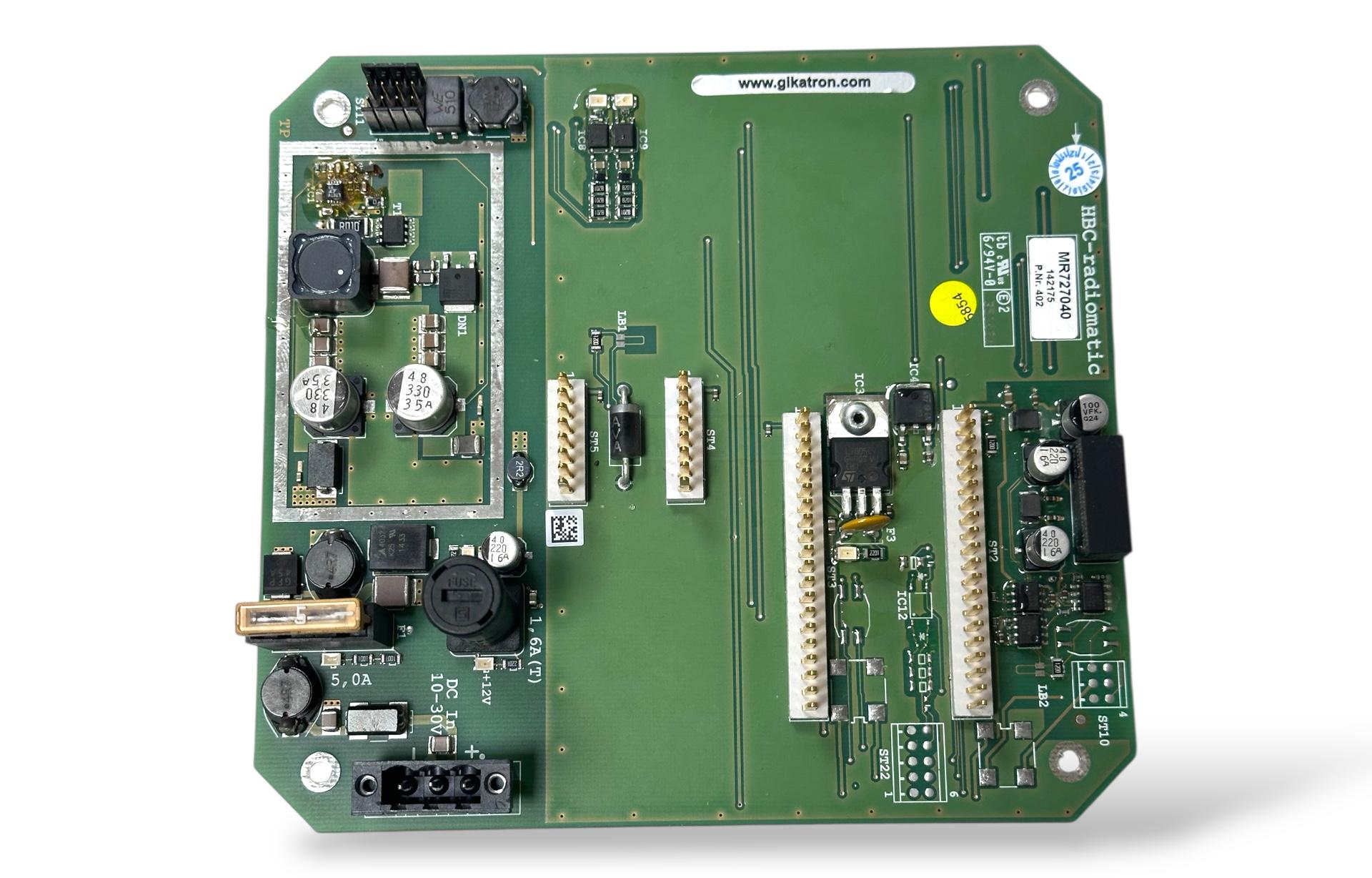 HBC Radiomatic MR727040 727 Seri Taban Kartı Beyaz Soketli | Vinç Kumanda Ana Kart - Görsel 4