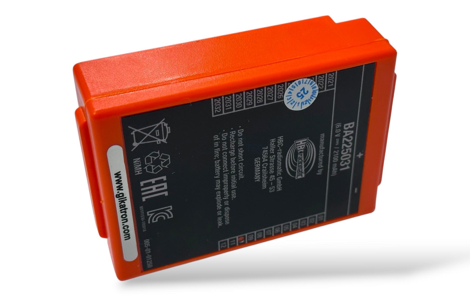 HBC Radiomatic Junjin BA225031 6V 2100mAh Turuncu Batarya - Image 5