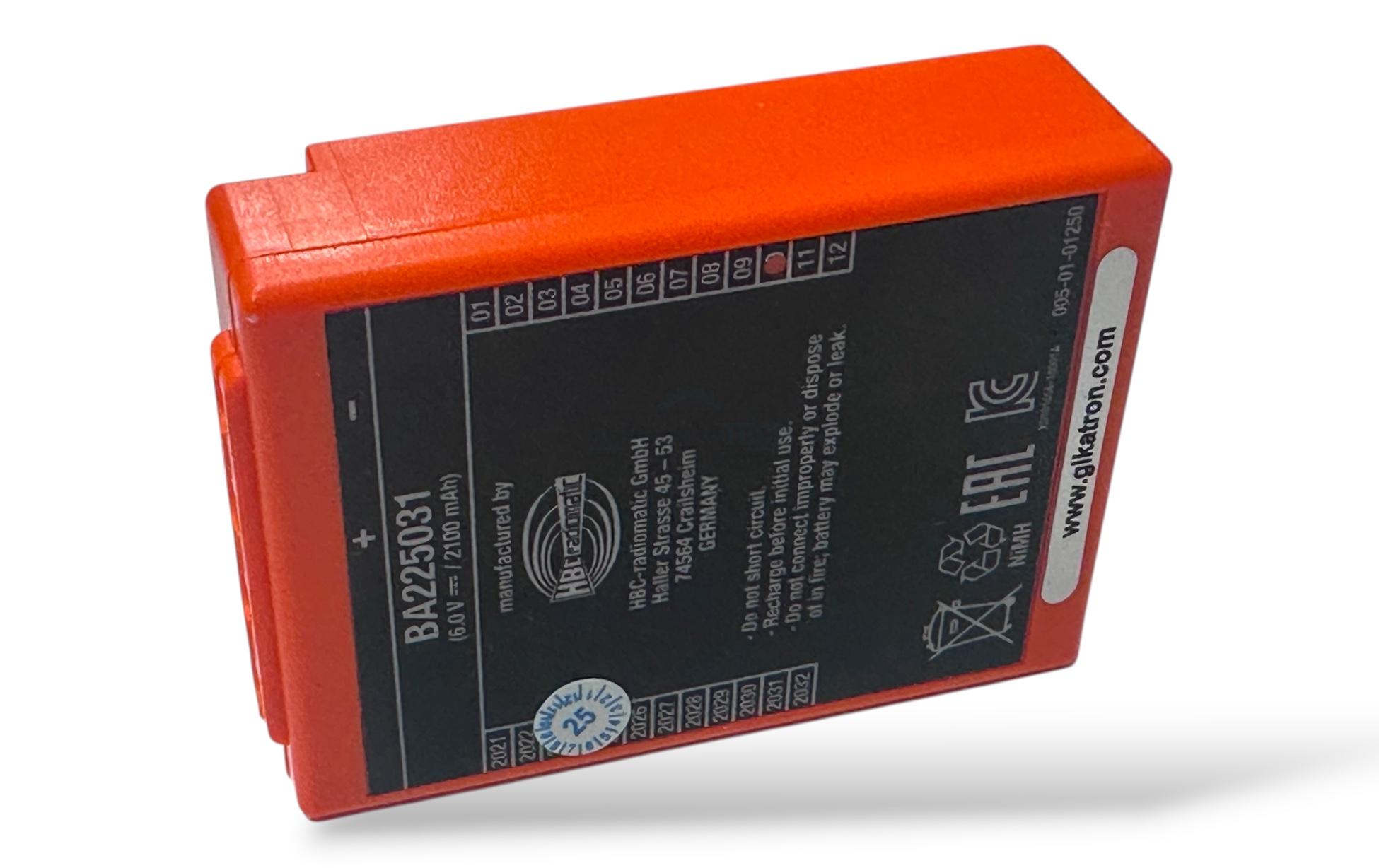 HBC Radiomatic Junjin BA225031 6V 2100mAh Turuncu Batarya - Image 4