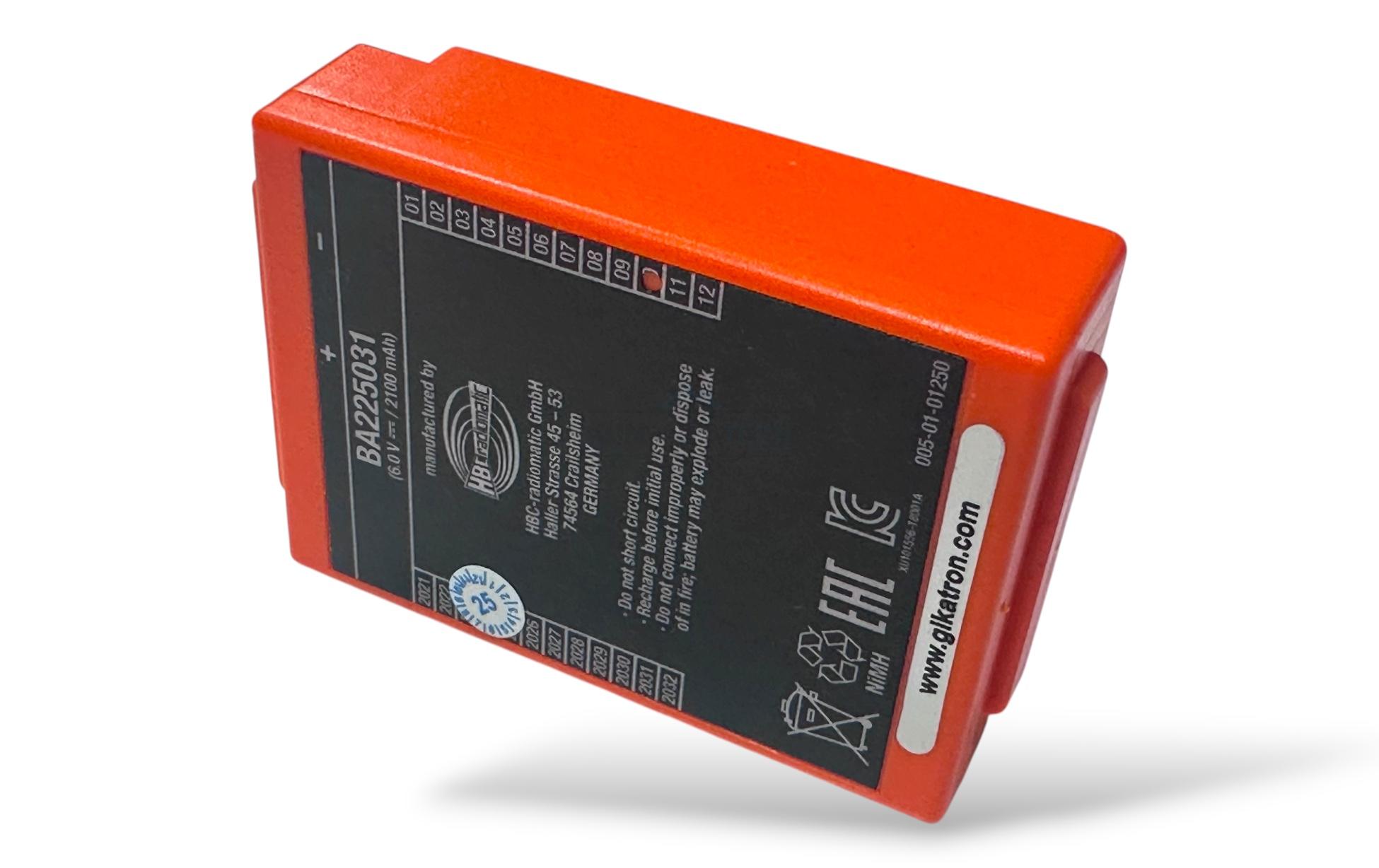 HBC Radiomatic Junjin BA225031 6V 2100mAh Turuncu Batarya - Image 3