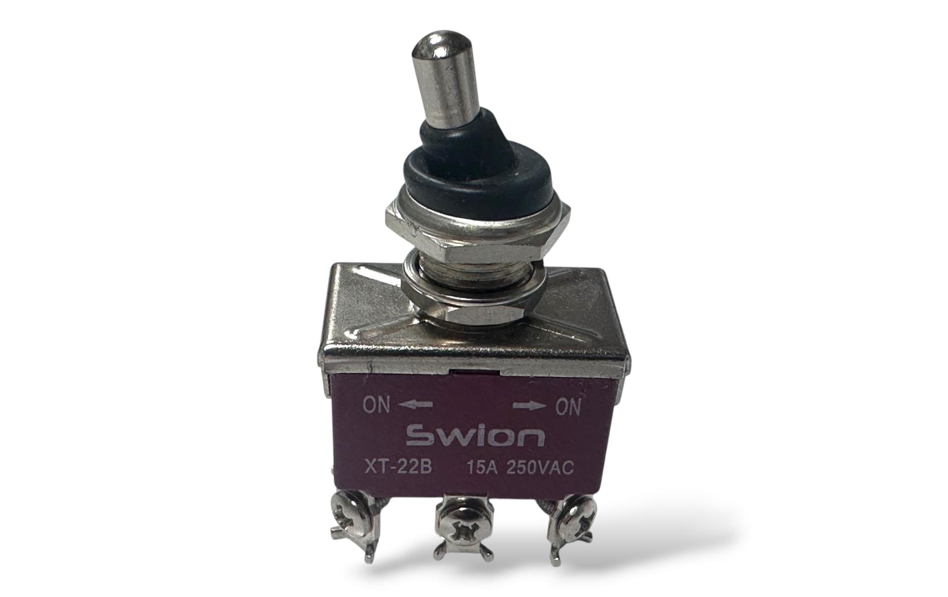 Gikatron Swion XT-22B Toggle Anahtar Switch 6 Bacaklı 2NO+2NO On-On Kalıcı