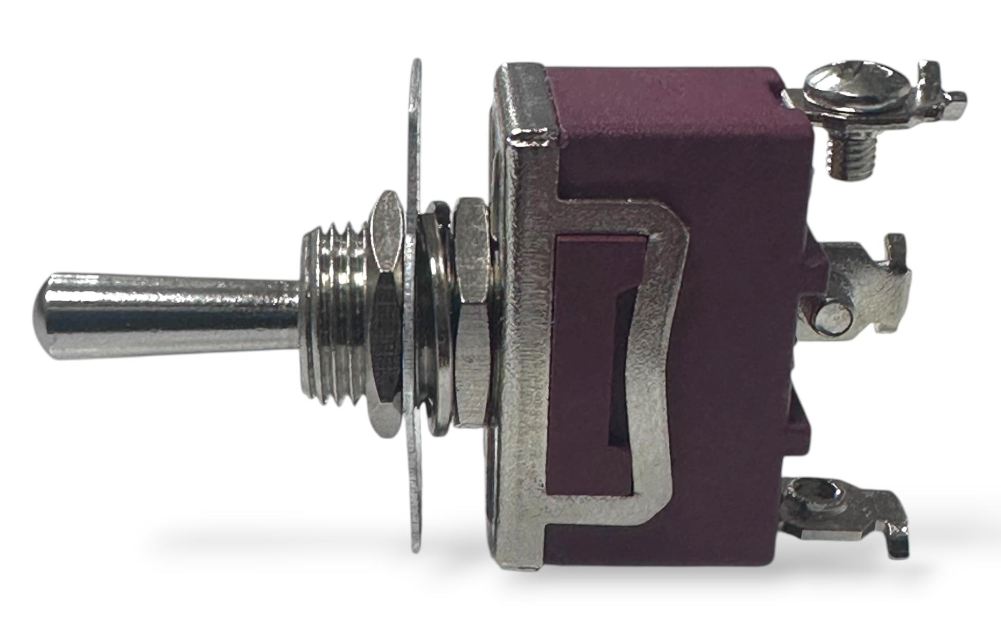 Gikatron Swion XT-13BF Toggle Anahtar Switch 3 Bacaklı 1NO+1NO On-Off-On Yaylı - Görsel 20