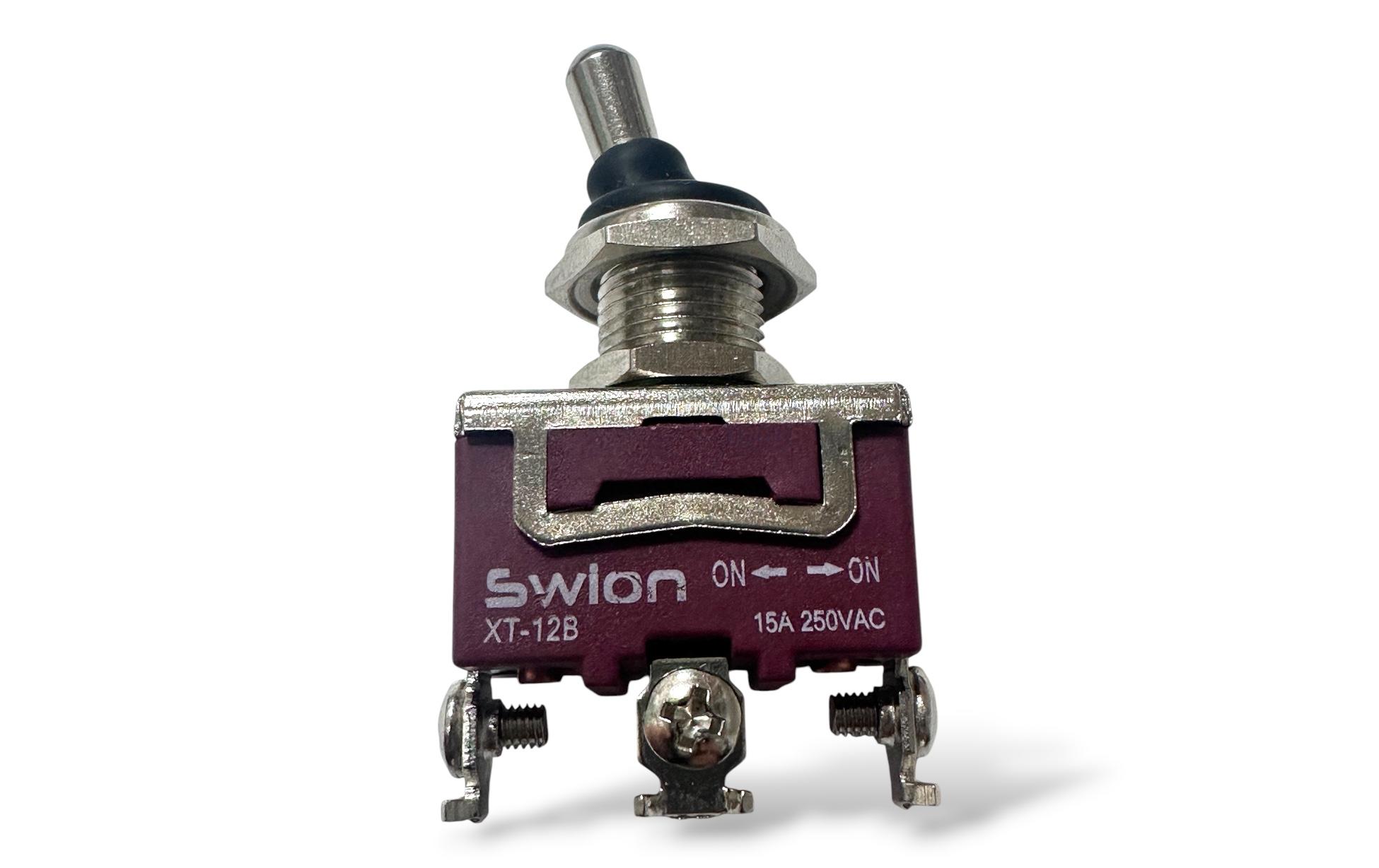 Gikatron Swion XT-12B Toggle Anahtar Switch 3 Bacaklı 1NO+1NO On-On Kalıcı - Image 19