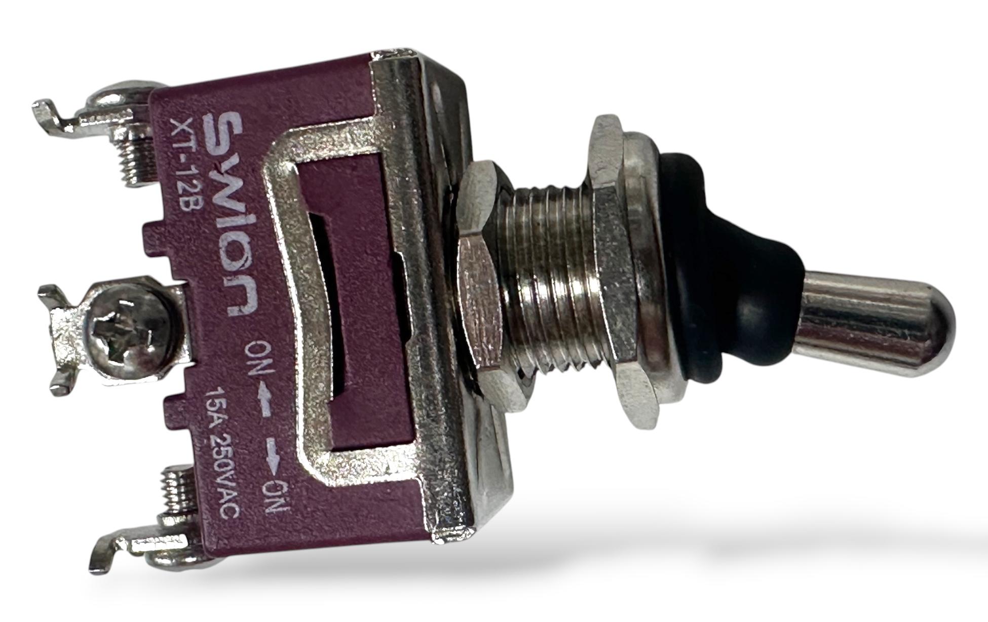 Gikatron Swion XT-12B Toggle Anahtar Switch 3 Bacaklı 1NO+1NO On-On Kalıcı - Image 14