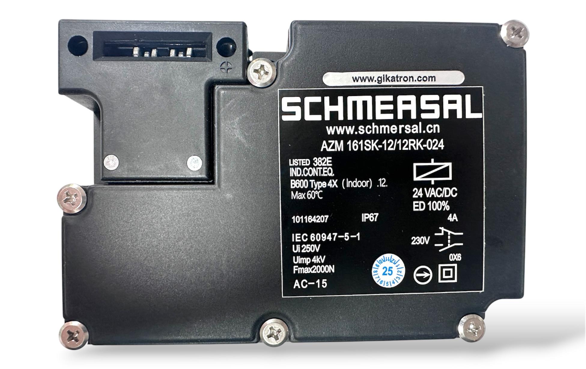 SCHMERSAL AZM 161SK-12/12RK-024 Safety Switch 24VAC/DC 1NO+1NC (Actuatör Hariç) - Image 5