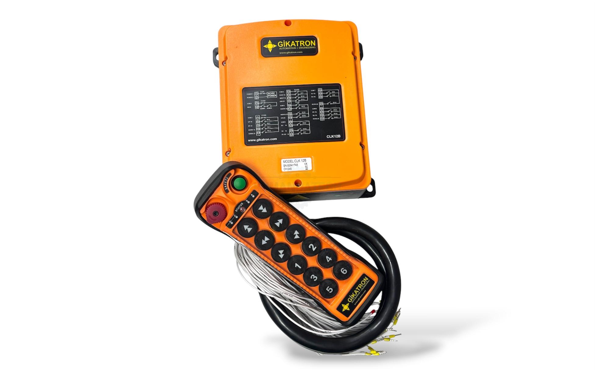 Gikatron CLK12B 12 Buton Çift Hızlı Uzaktan Kumanda Seti + Start + Acil Stop - Image 7