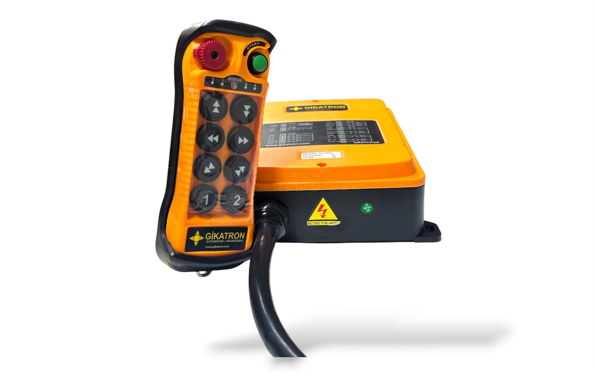 Gikatron CLK8B 8 Buton Çift Hızlı Uzaktan Kumanda Seti + Start + Acil Stop - Image 25