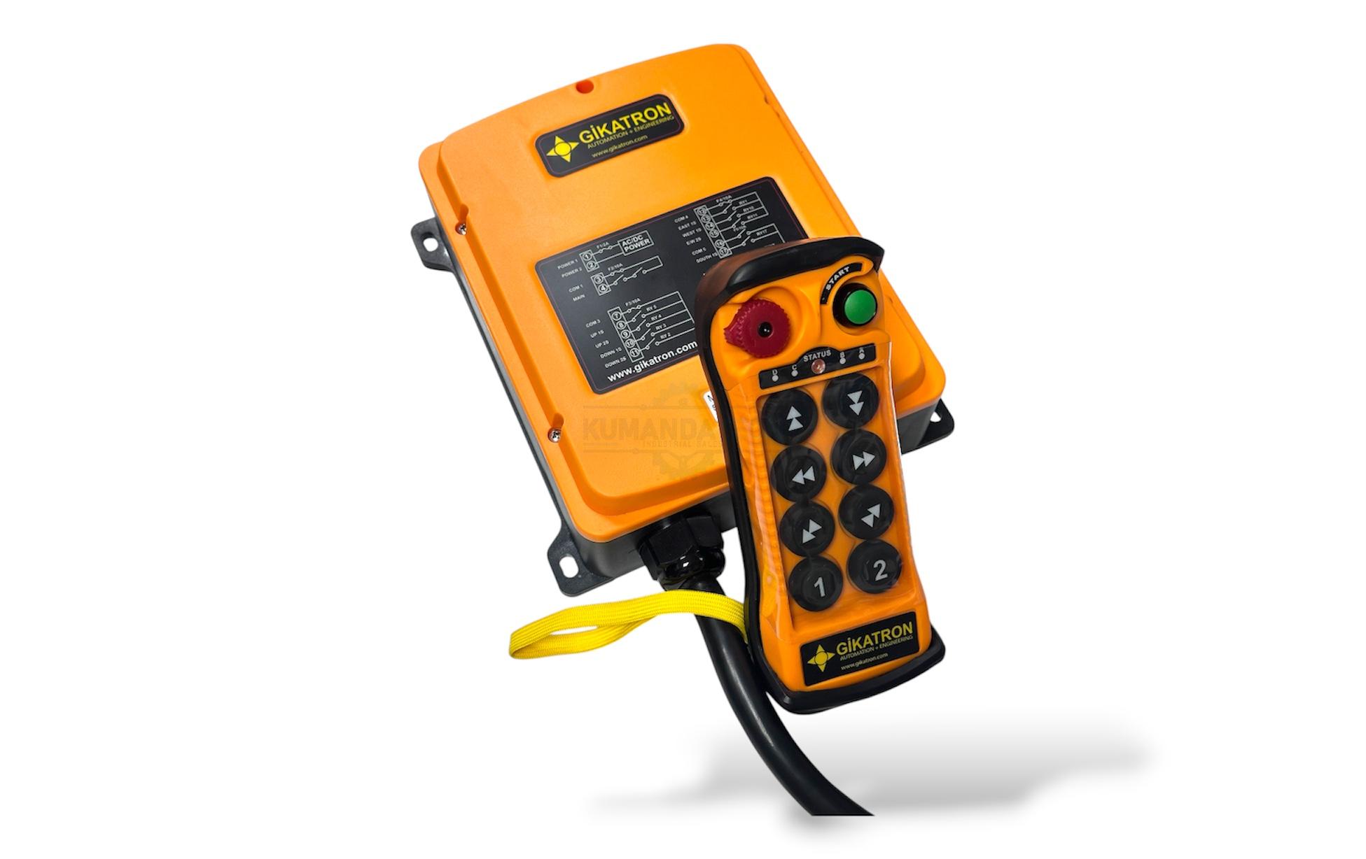 Gikatron CLK8B 8 Buton Çift Hızlı Uzaktan Kumanda Seti + Start + Acil Stop - Image 21