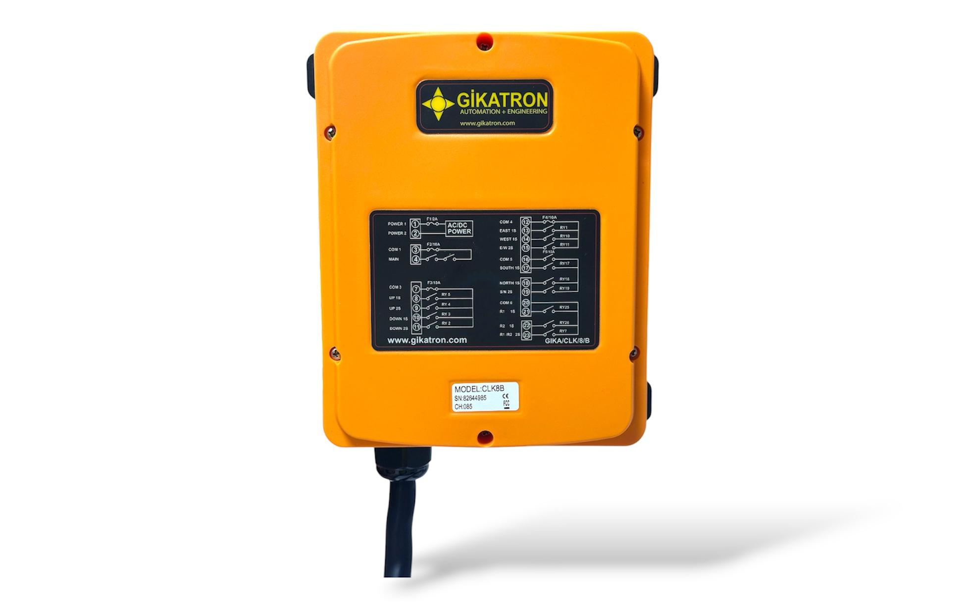 Gikatron CLK8B 8 Buton Çift Hızlı Uzaktan Kumanda Seti + Start + Acil Stop - Image 19