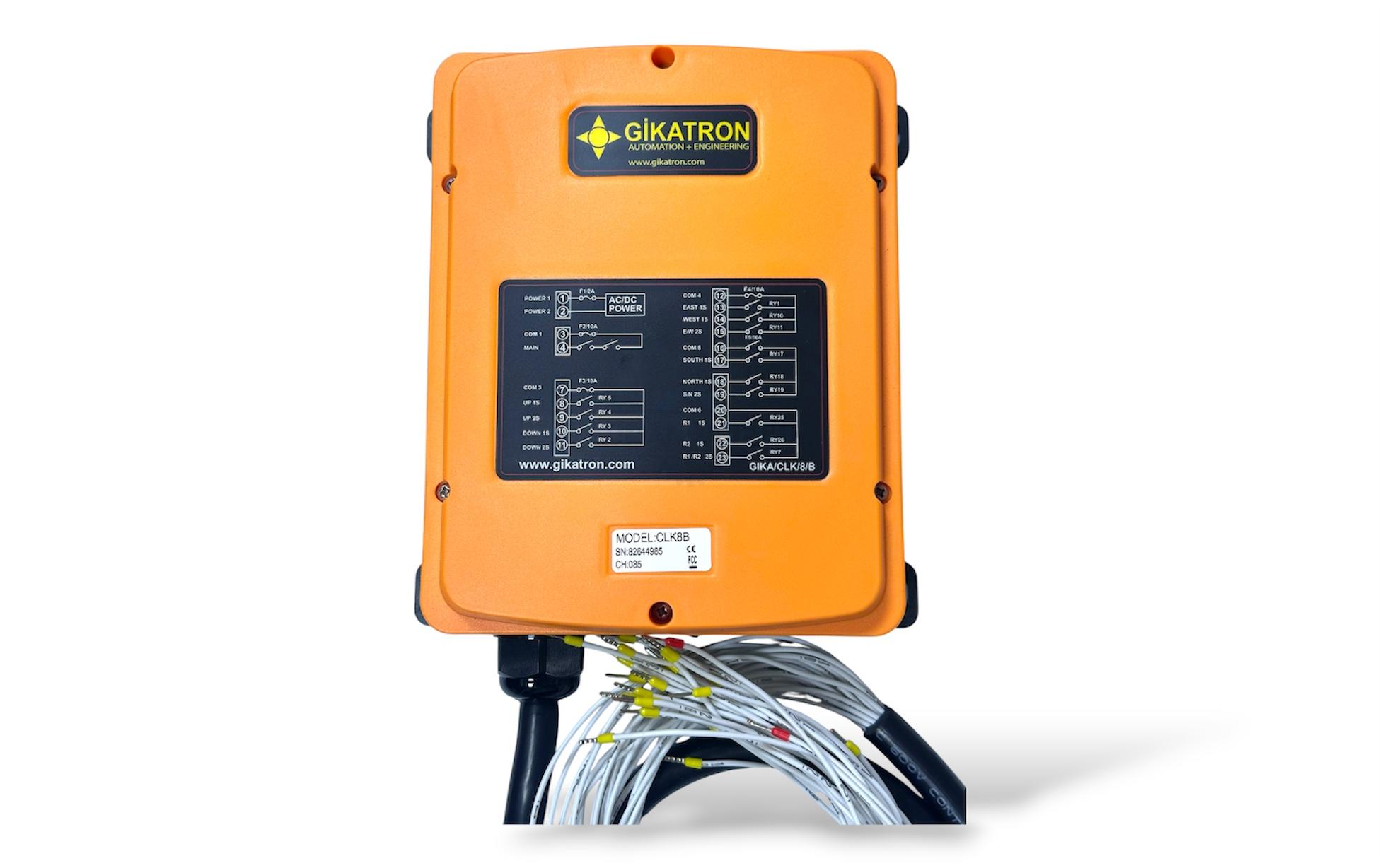 Gikatron CLK8B 8 Buton Çift Hızlı Uzaktan Kumanda Seti + Start + Acil Stop - Image 18