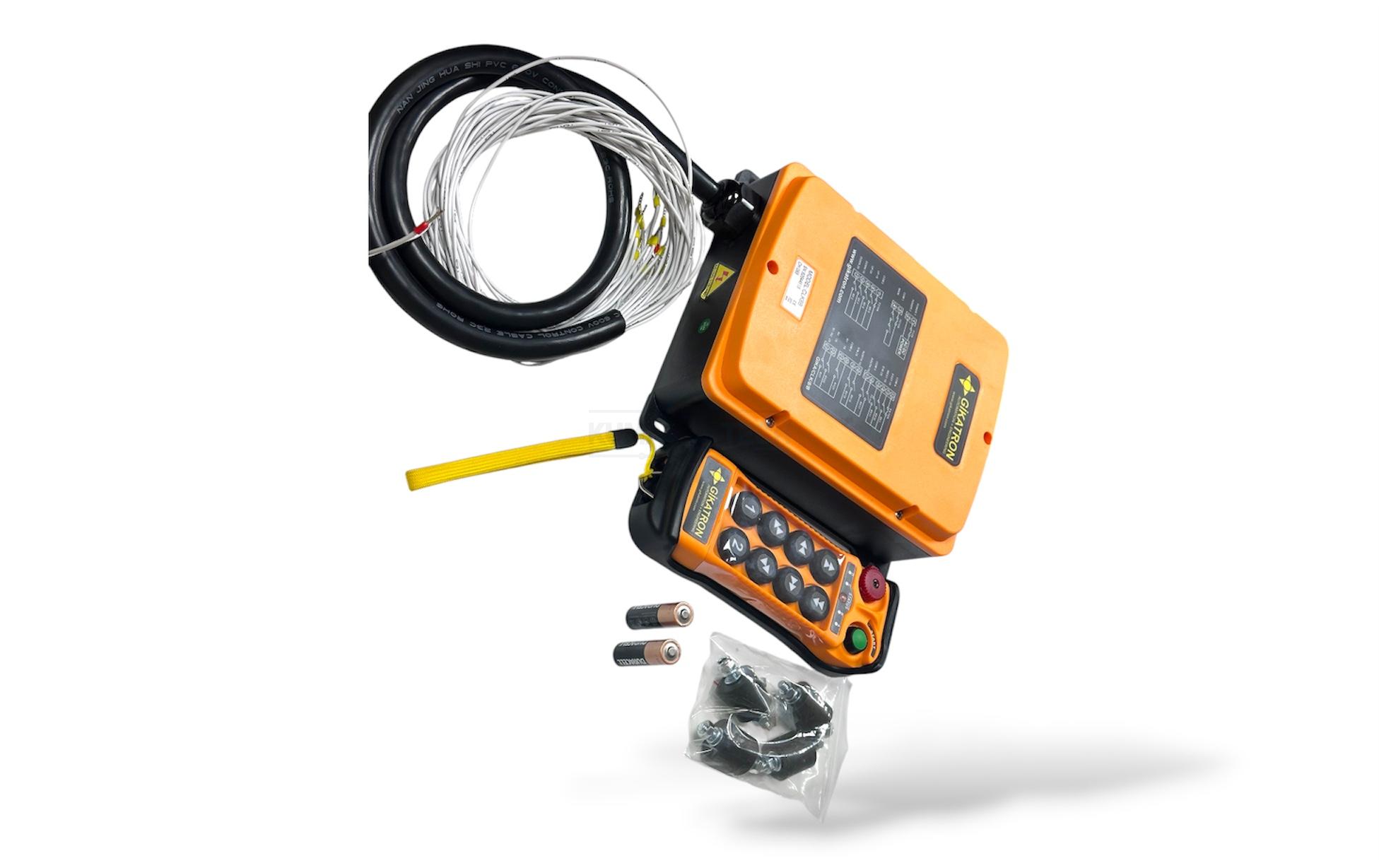 Gikatron CLK8B 8 Buton Çift Hızlı Uzaktan Kumanda Seti + Start + Acil Stop - Image 16