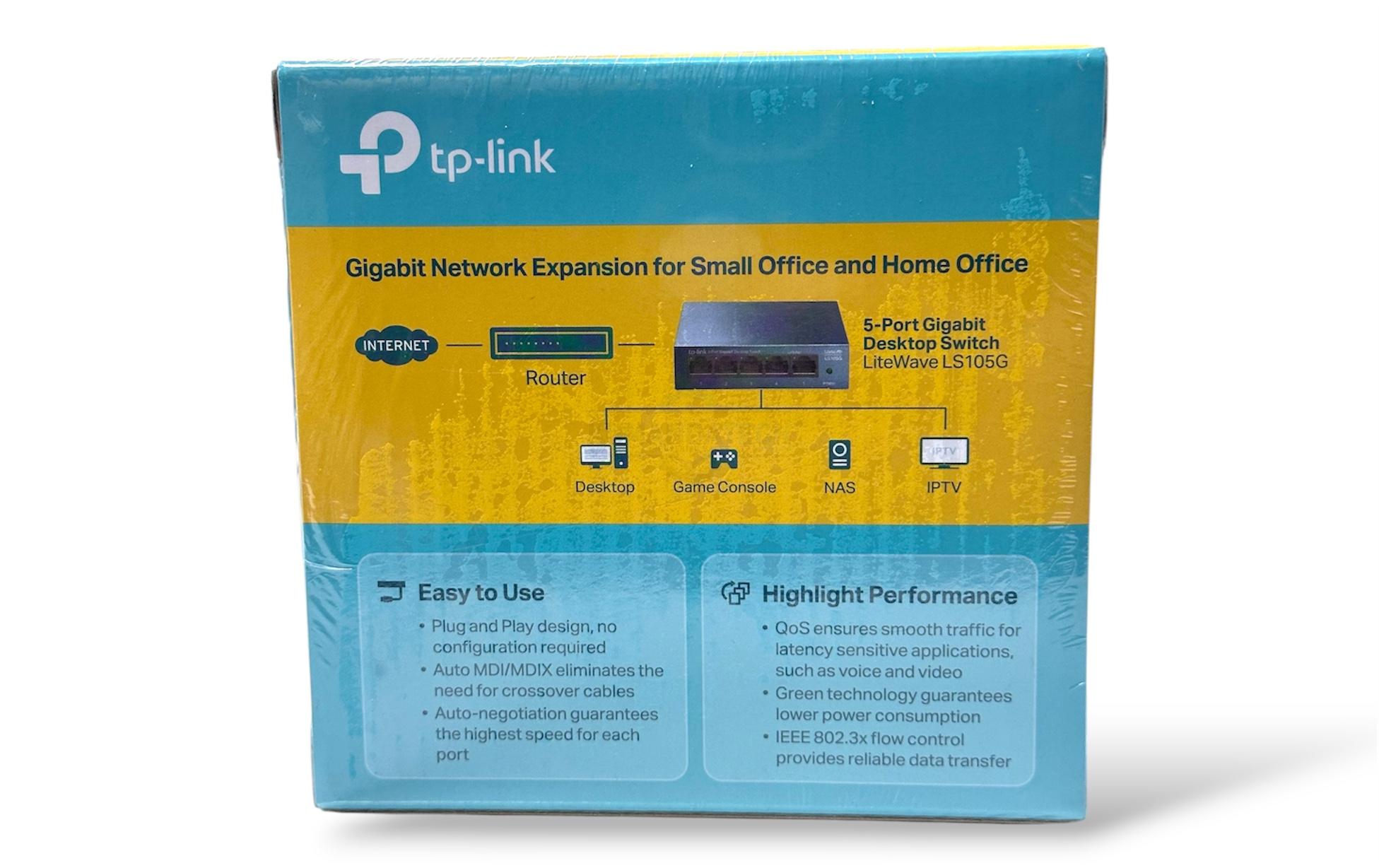 TP-Link LS105G 5 Port Gigabit Desktop Switch Ethernet Ağ Dağıtıcı - Image 4