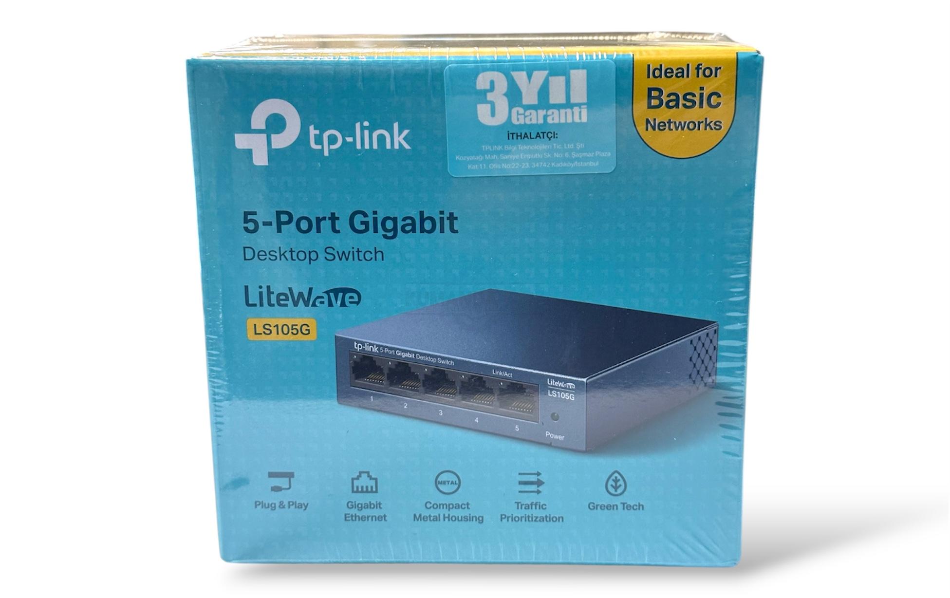 TP-Link LS105G 5 Port Gigabit Desktop Switch Ethernet Ağ Dağıtıcı - Image 10