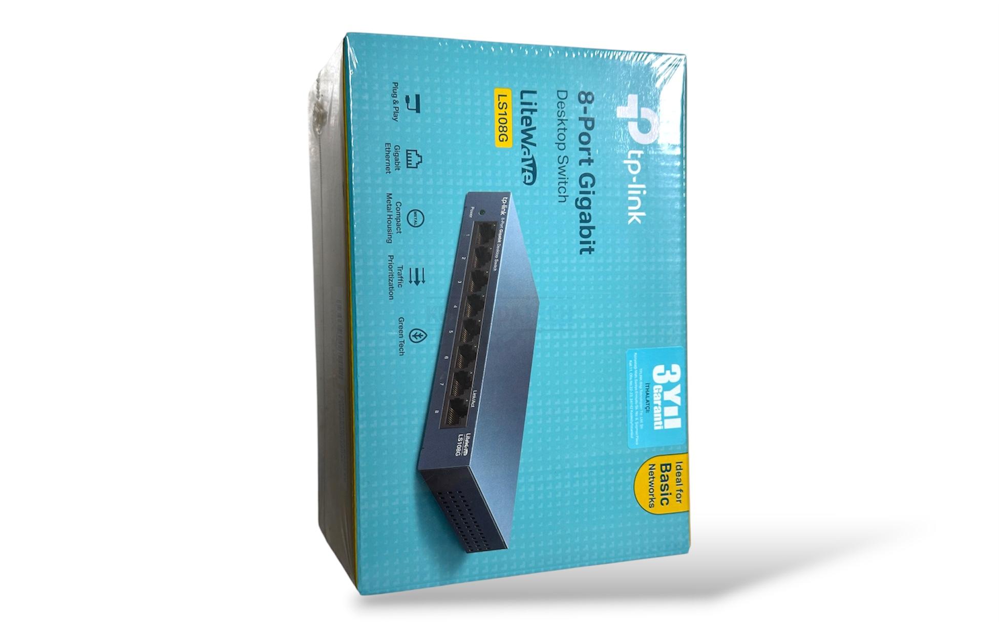 TP-Link LS108G 8 Port Gigabit Desktop Switch Ethernet Ağ Dağıtıcı - Image 3